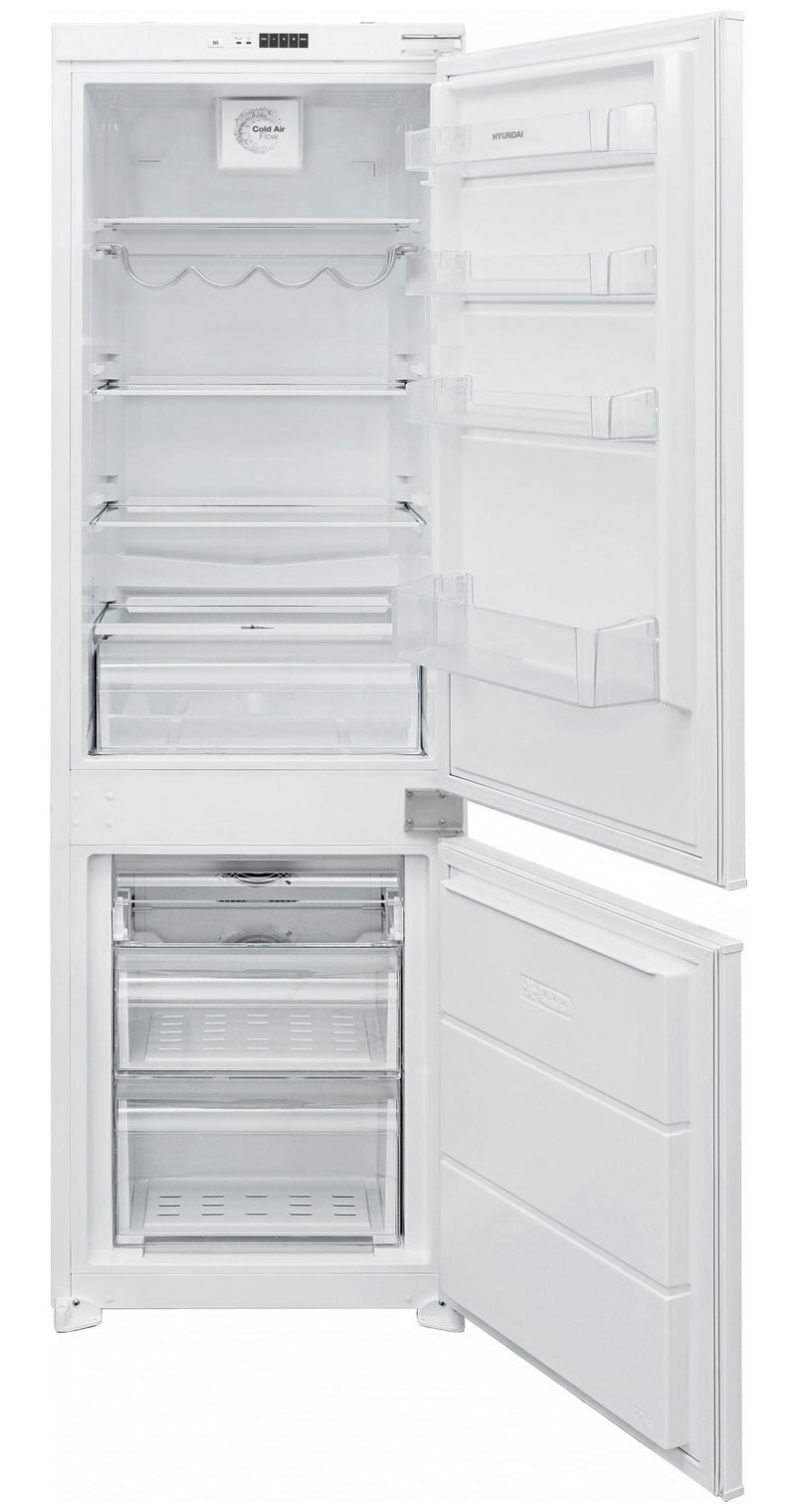 Изображение товара Встраиваемый холодильник Hyundai HBR 1785 570952 54x177 см цвет белый
