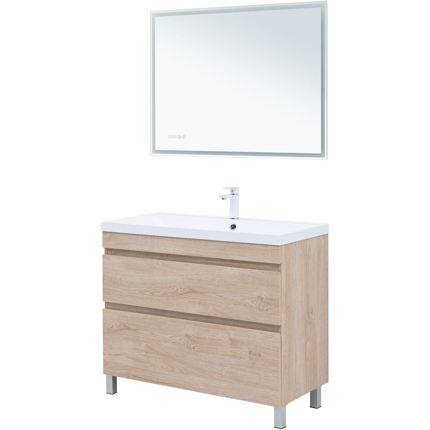 Изображение товара Тумба под раковину Aquanet Нота New 99см влагостойкая напольная