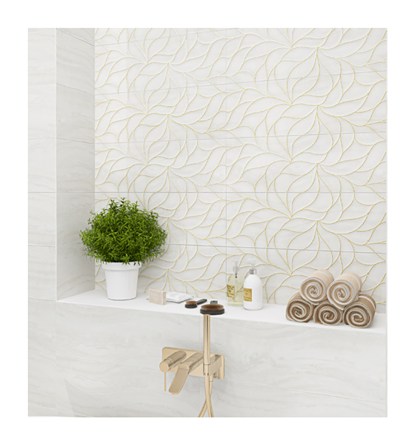 Изображение товара Плитка Eletto ceramica 508191101 24.2x70см 1.02 м² цвет белый, цена за упаковку