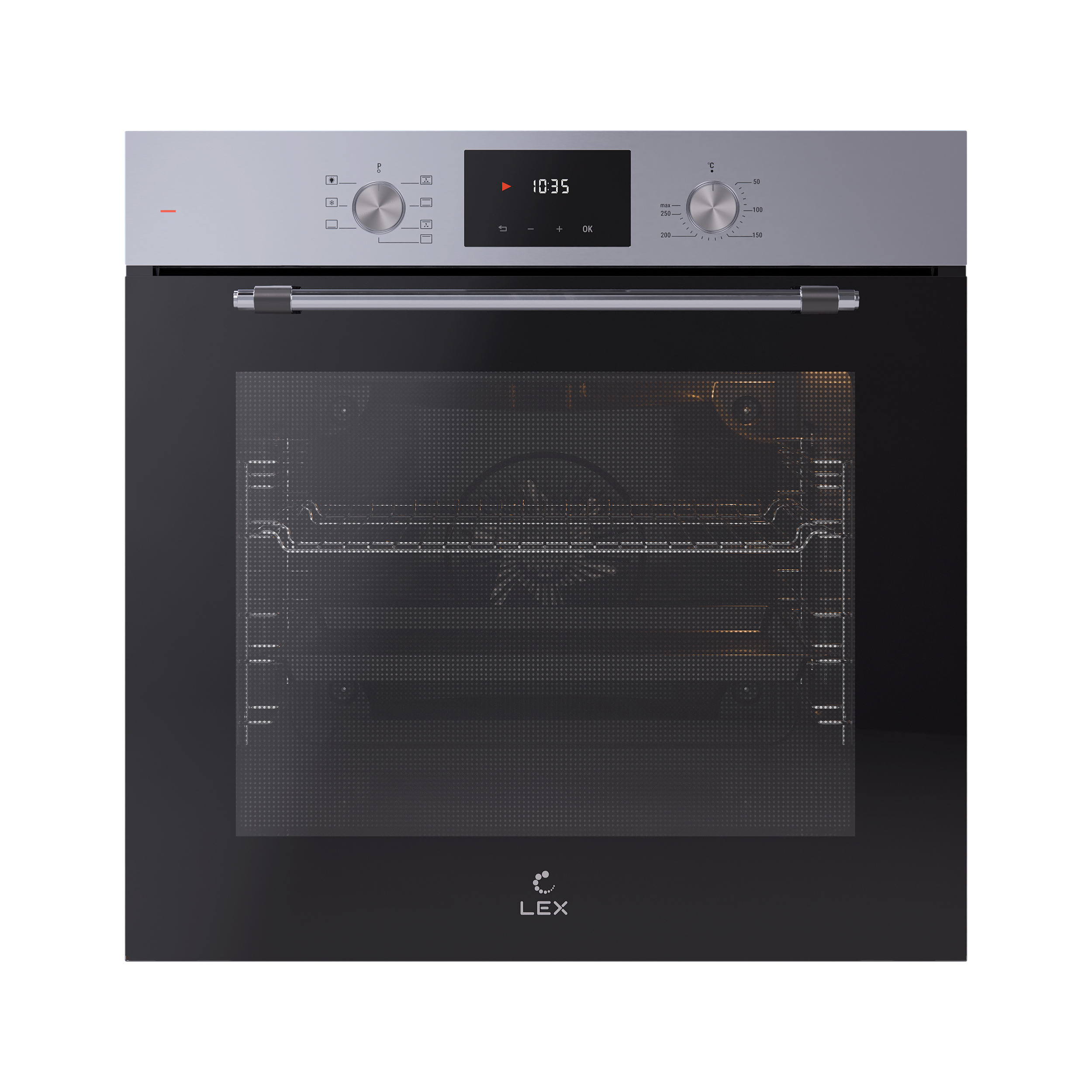 Изображение товара Встраиваемый духовой шкаф Lex EDP 671 IX MAX сенсорное управление 78л