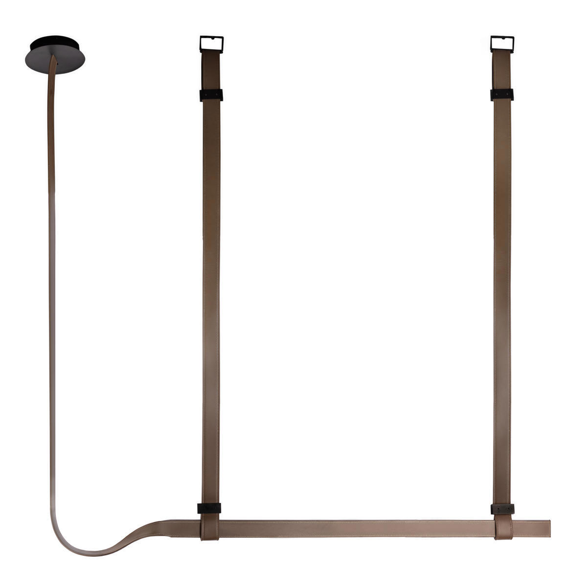 Изображение товара Светильник подвесной светодиодный Loft It Strong 10241-1200 коричневый 48Вт теплый белый