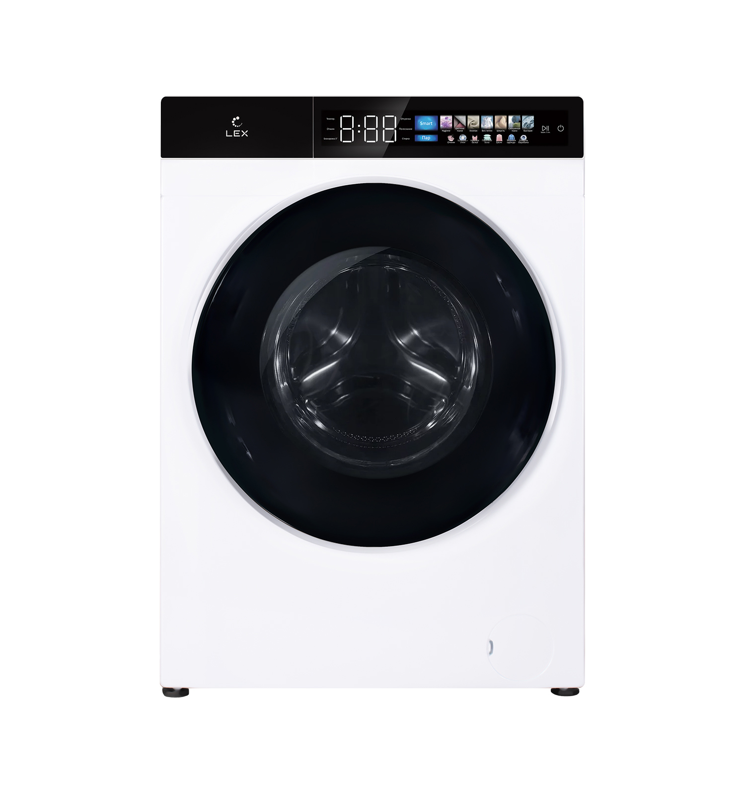 Изображение товара Стиральная машина Lex LWM10012WBLITHD, 10 кг, белая