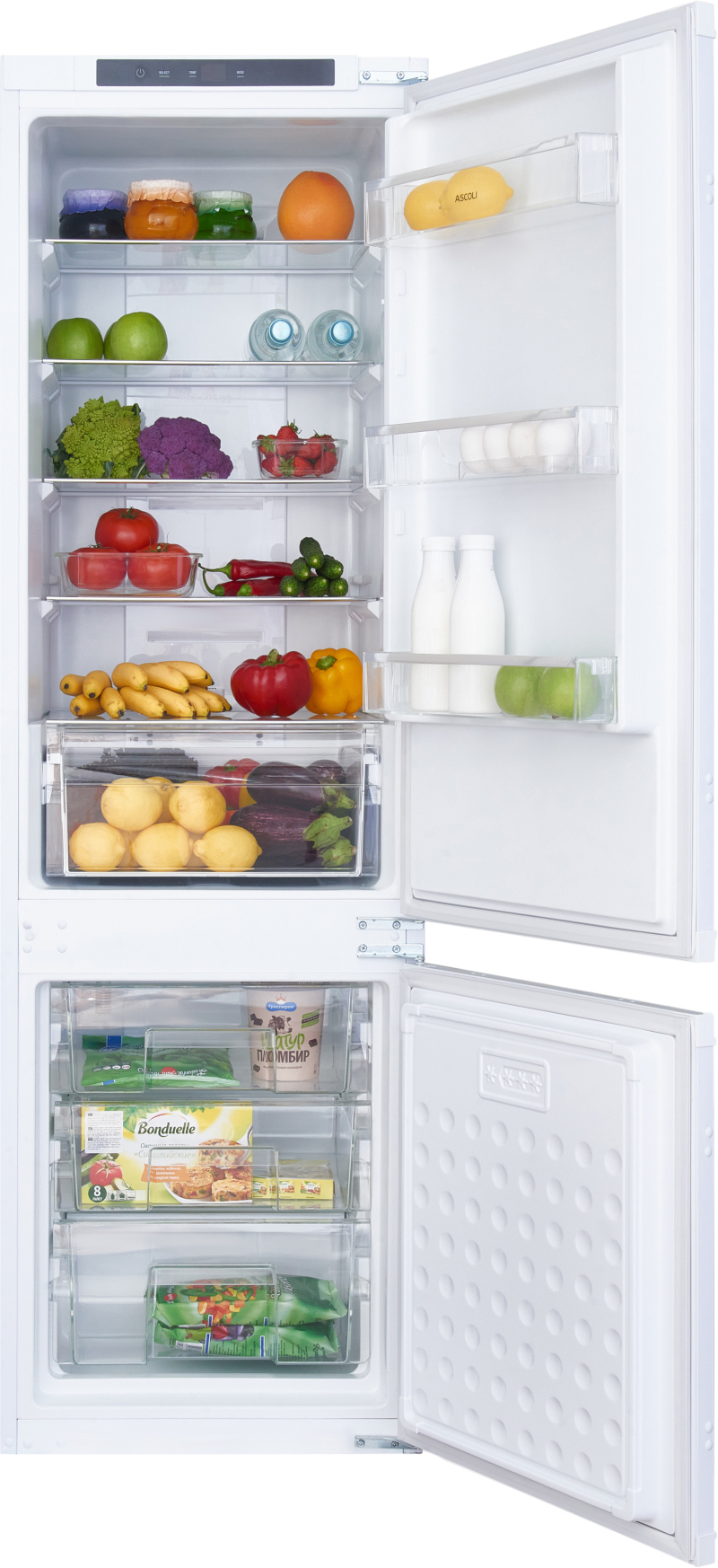 Изображение товара Встраиваемый холодильник Ascoli ADRF250WEMBI 54x177 см цвет белый