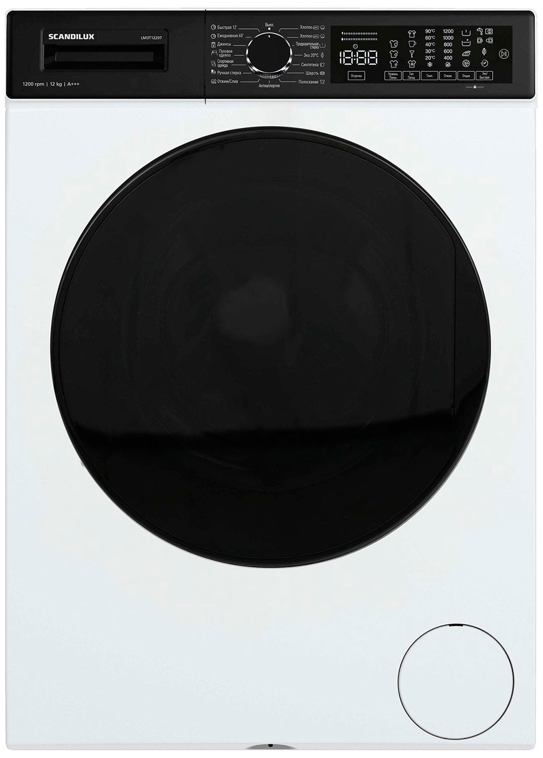 Изображение товара Стиральная машина Scandilux LM3T12297 12 кг 1400 обмин белая