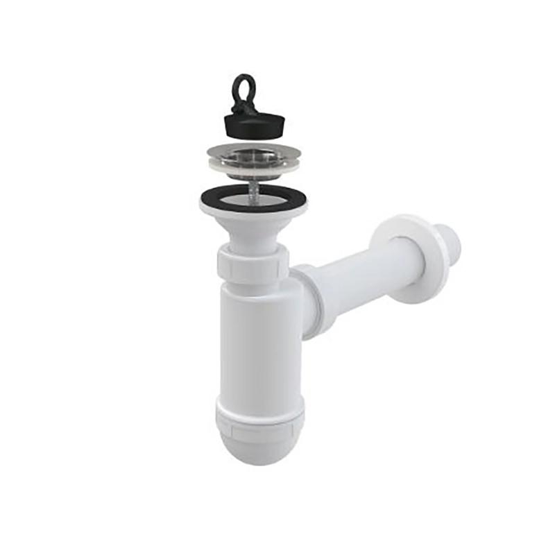 Изображение товара Сифон для раковины Alcadrain D40 мм белый 540517