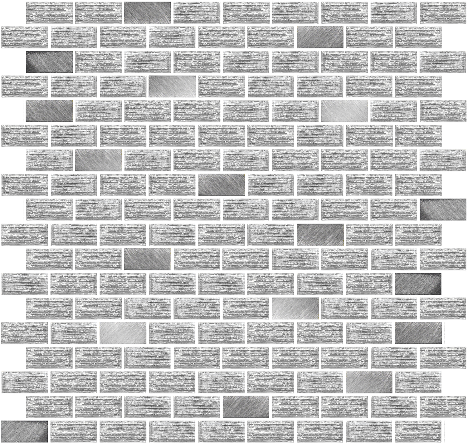 Изображение товара Стеклянная мозаика Azori Devore 30x30 см бежевый глянцевый