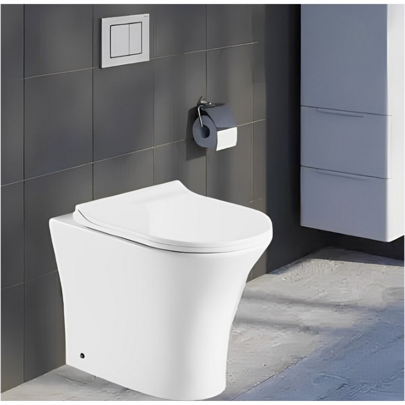 Изображение товара Унитаз приставной Ceruttispa Bernina F CT7842 безободковый керамический белый