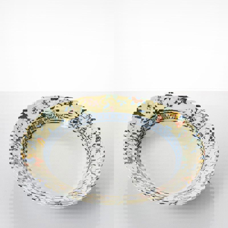 Изображение товара Набор тарелок 22 см Надежда Добрушский фарфоровый завод Фарфор цвет ваниль