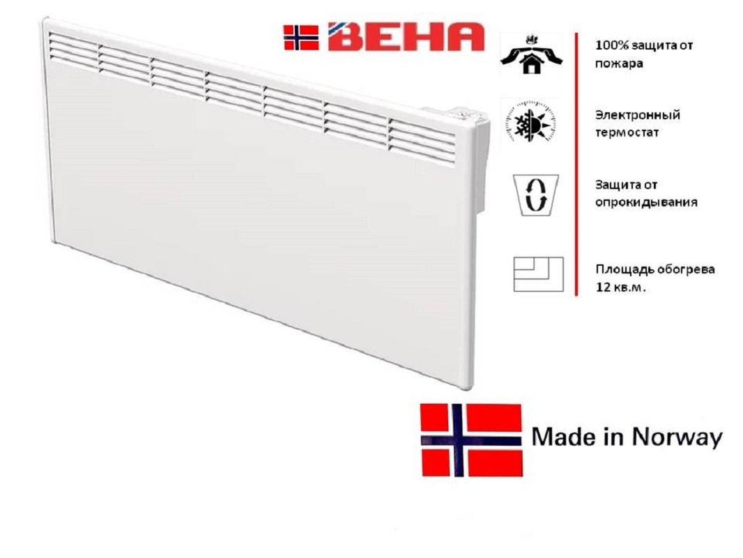 Изображение товара Конвектор электрический Beha P 12 1250 Вт с термостатом