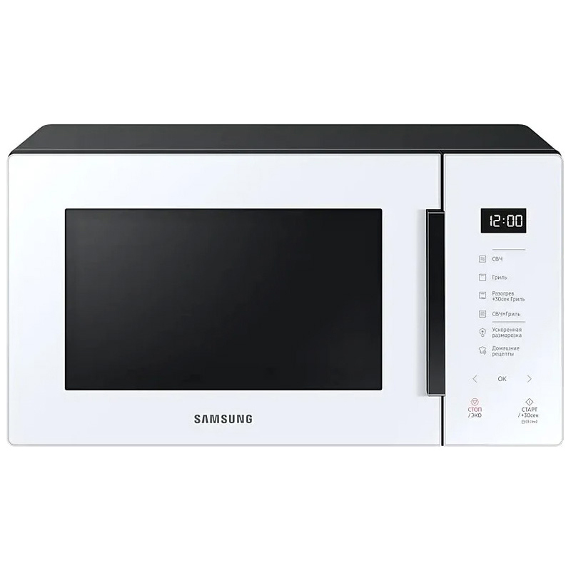 Изображение товара Микроволновая печь Samsung MG23T5018AW/BW 23 л с грилем и разморозкой