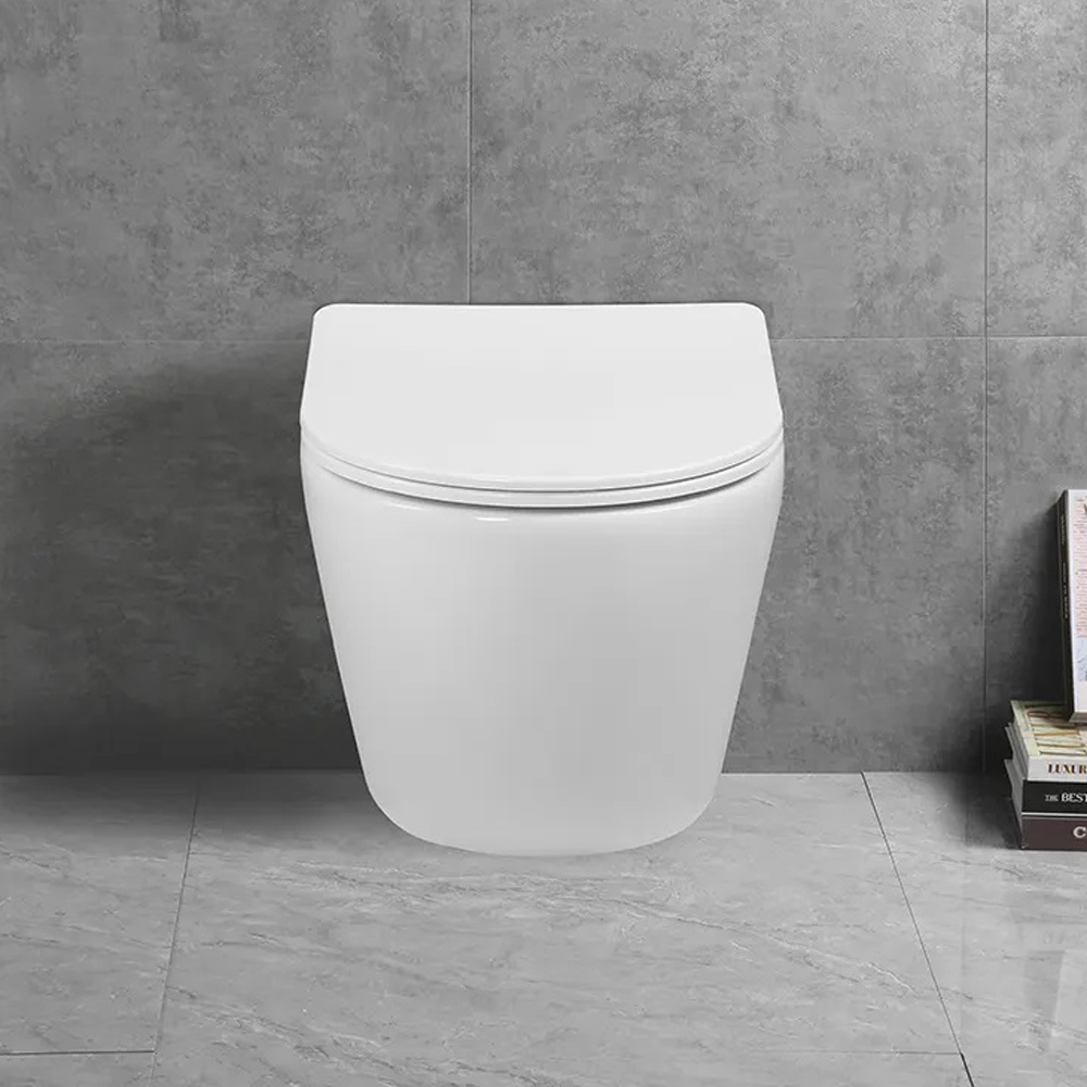 Изображение товара Подвесной унитаз безободковый CERUTTISPA CT9529 с сиденьем микролифт