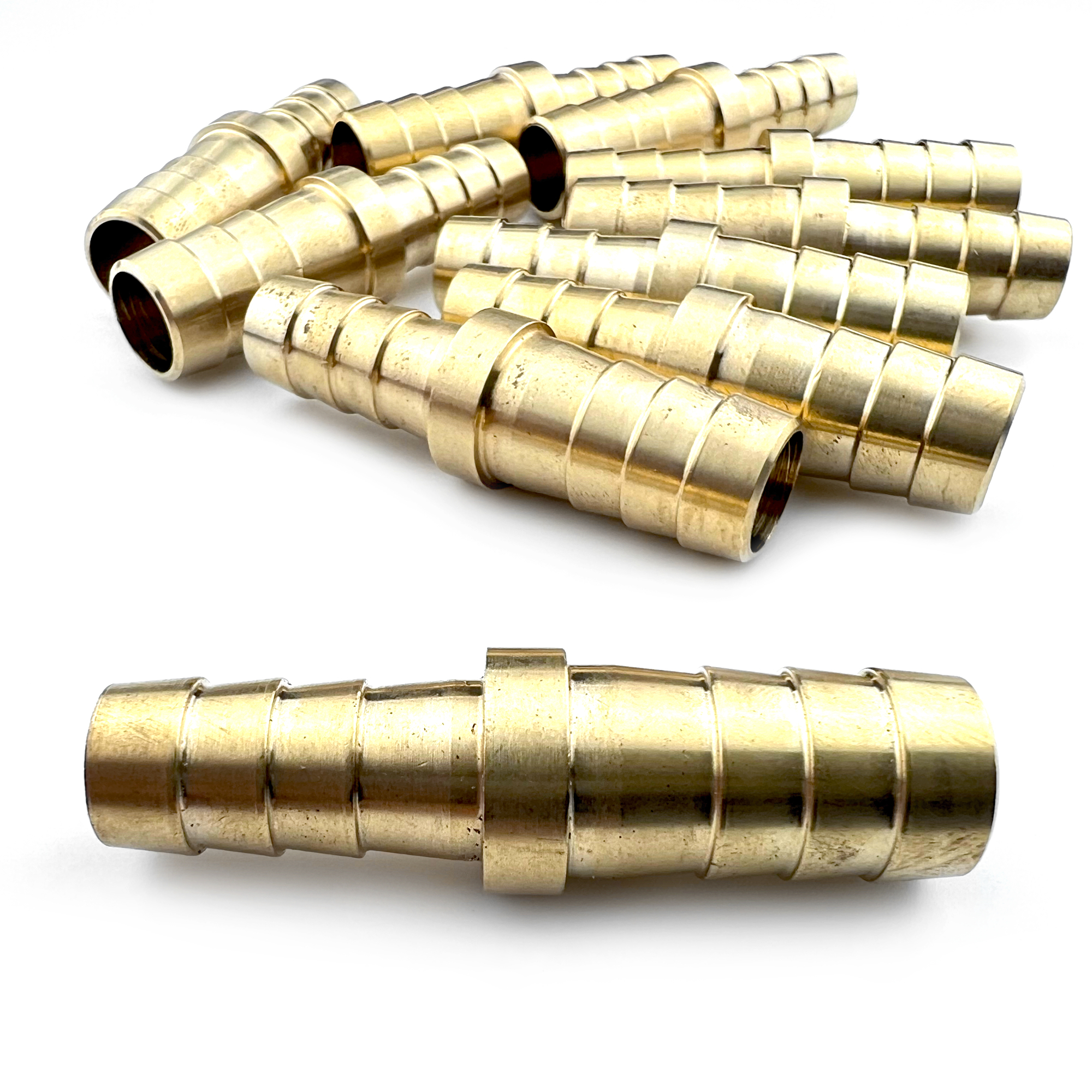 Изображение товара Соединитель Профитт латунный "елочка" 12 х 10 мм 10 шт.