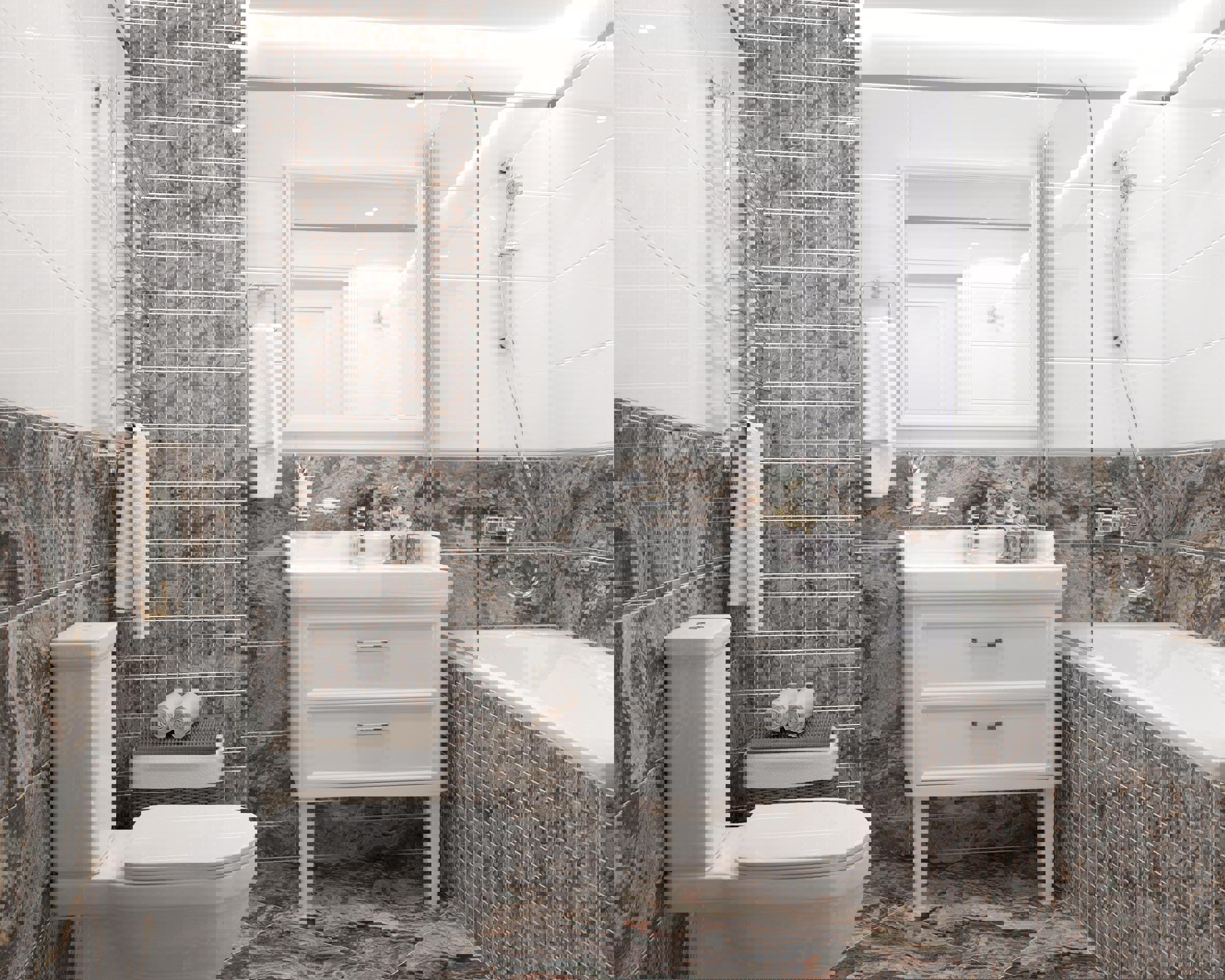 Изображение товара Керамическая настенная плитка Laparet Brouni 25x75 коричневая 1.69 м2