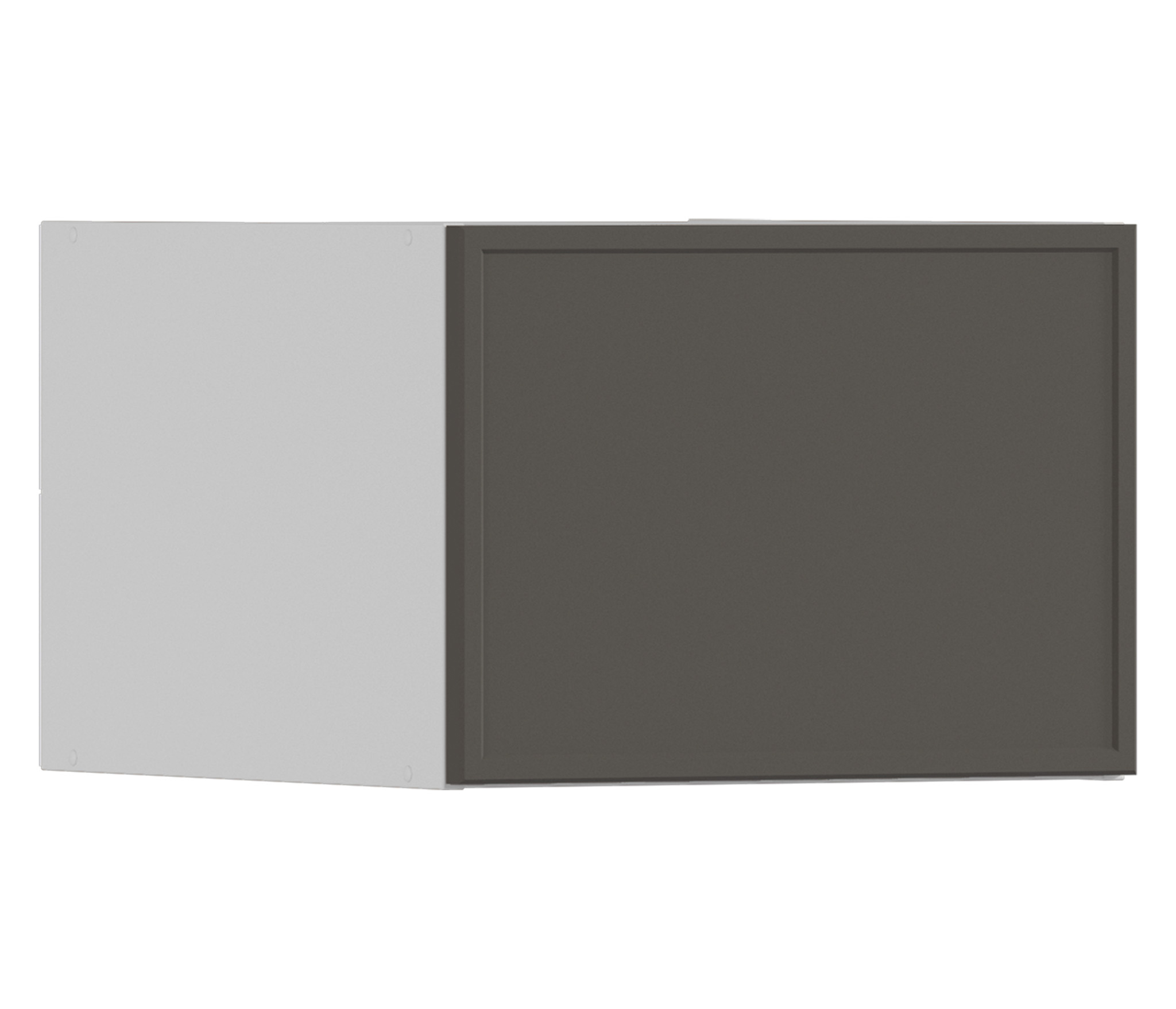 Изображение товара Модуль Столплит Регина квадро 50x36x56 см ЛДСП цвет белый/МДФ квадро базальт