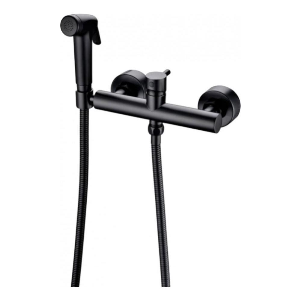 Изображение товара Смеситель BRAVAT D9141BW-RUS с гигиеническим душем, черный