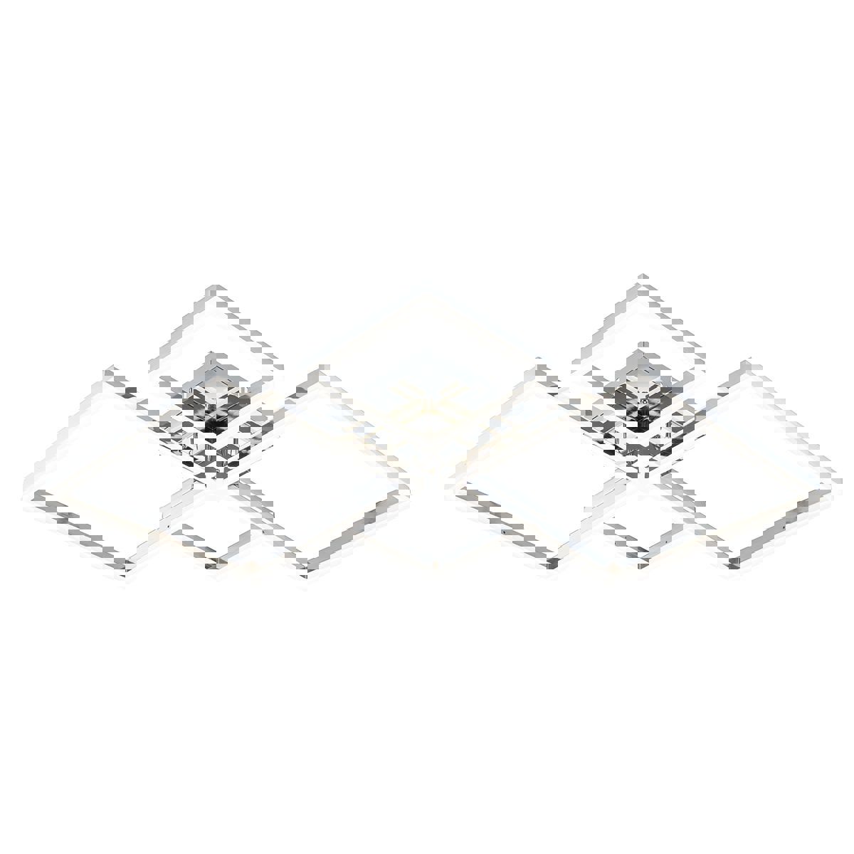 Изображение товара Люстра потолочная светодиодная Escada Olvera с пультом управления 25 м² хром белый акрил