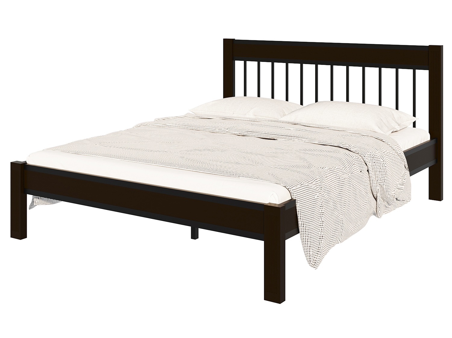 Изображение товара Кровать Агата Форвард-мебель двуспальная современная черная 169x208.5 см