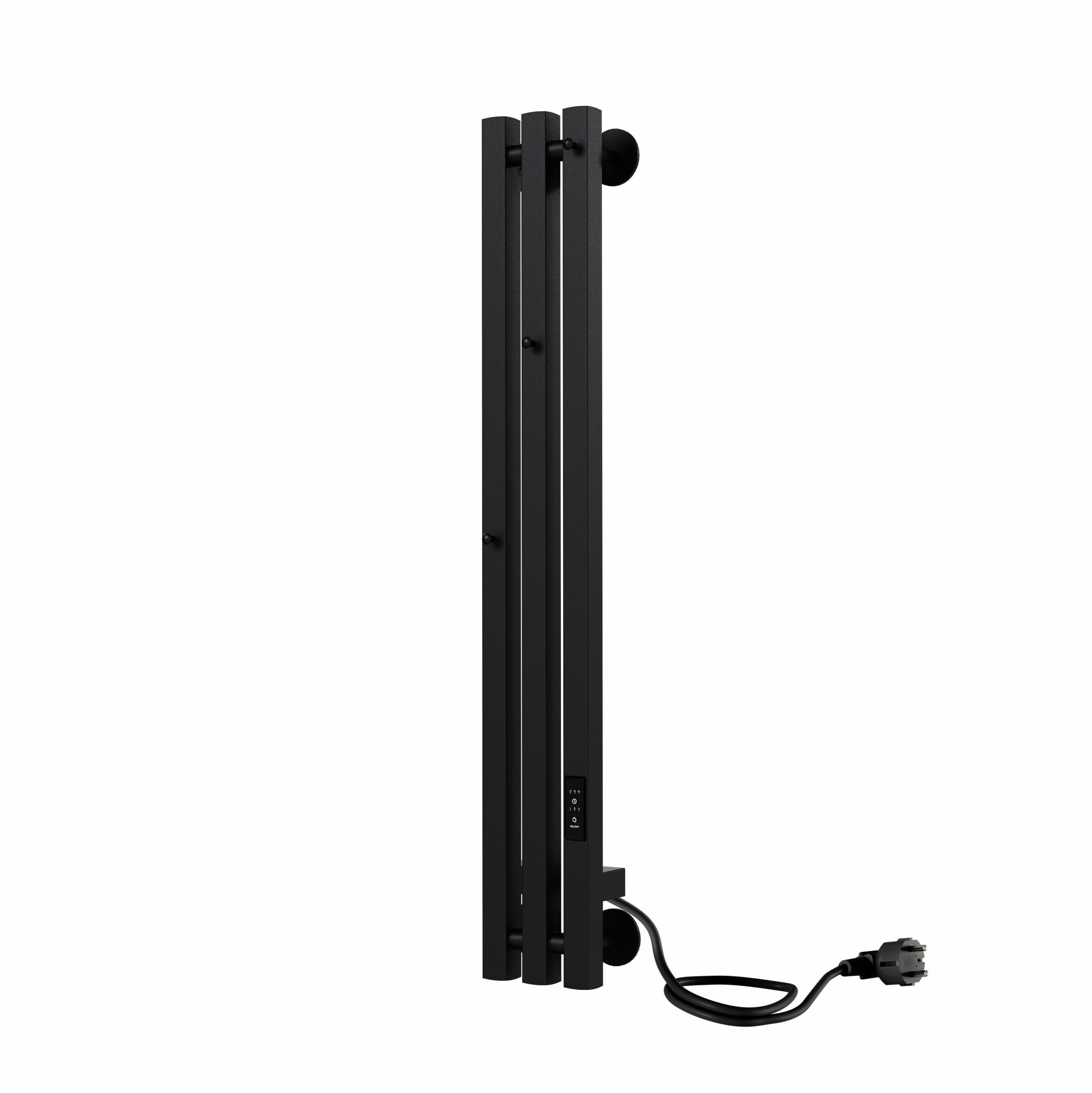 Изображение товара Полотенцесушитель электрический Myspace Aveto PRO 3 130x900 мм черный муар