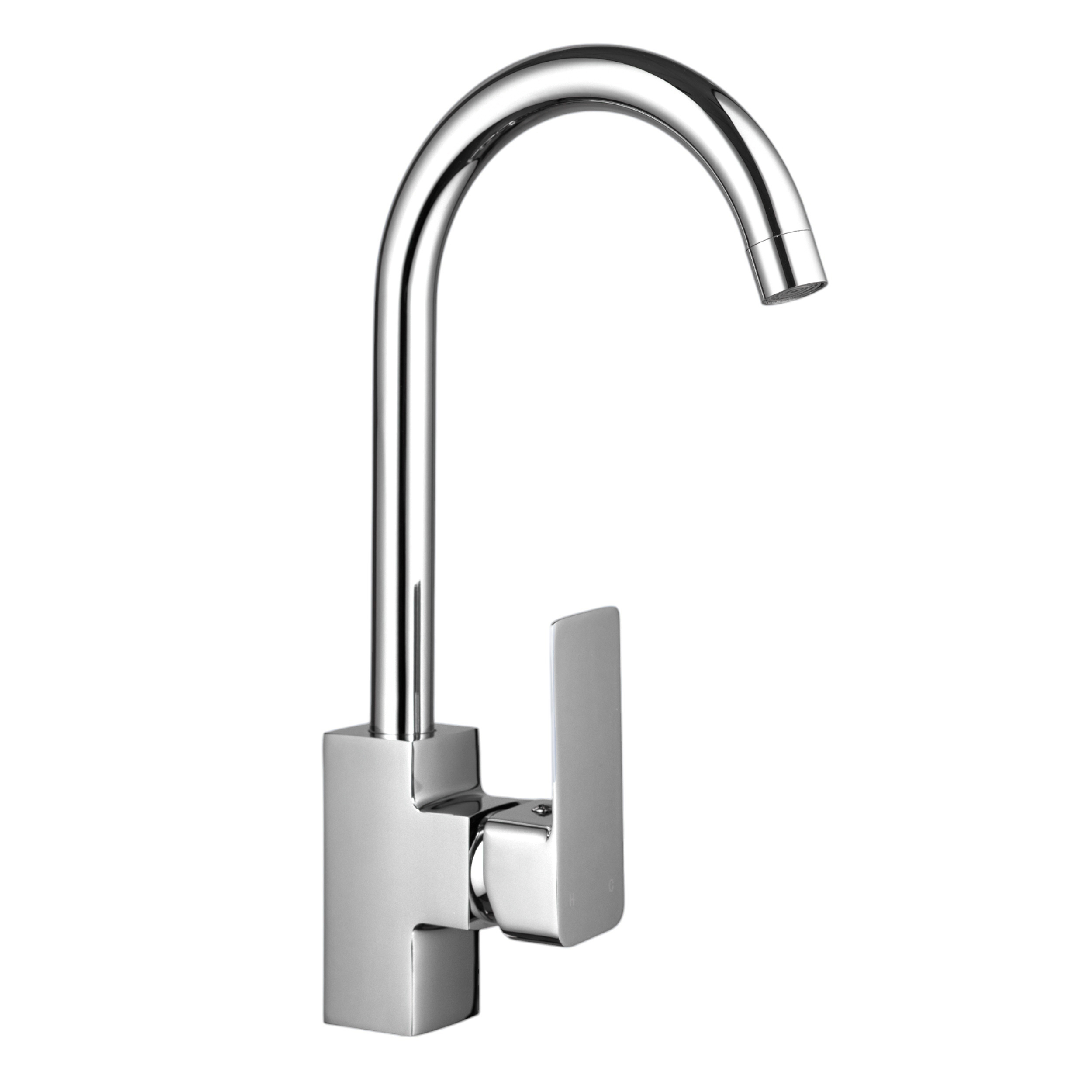 Изображение товара Смеситель для кухни Aloute A1013 поворотный излив 25.5 см цвет хром