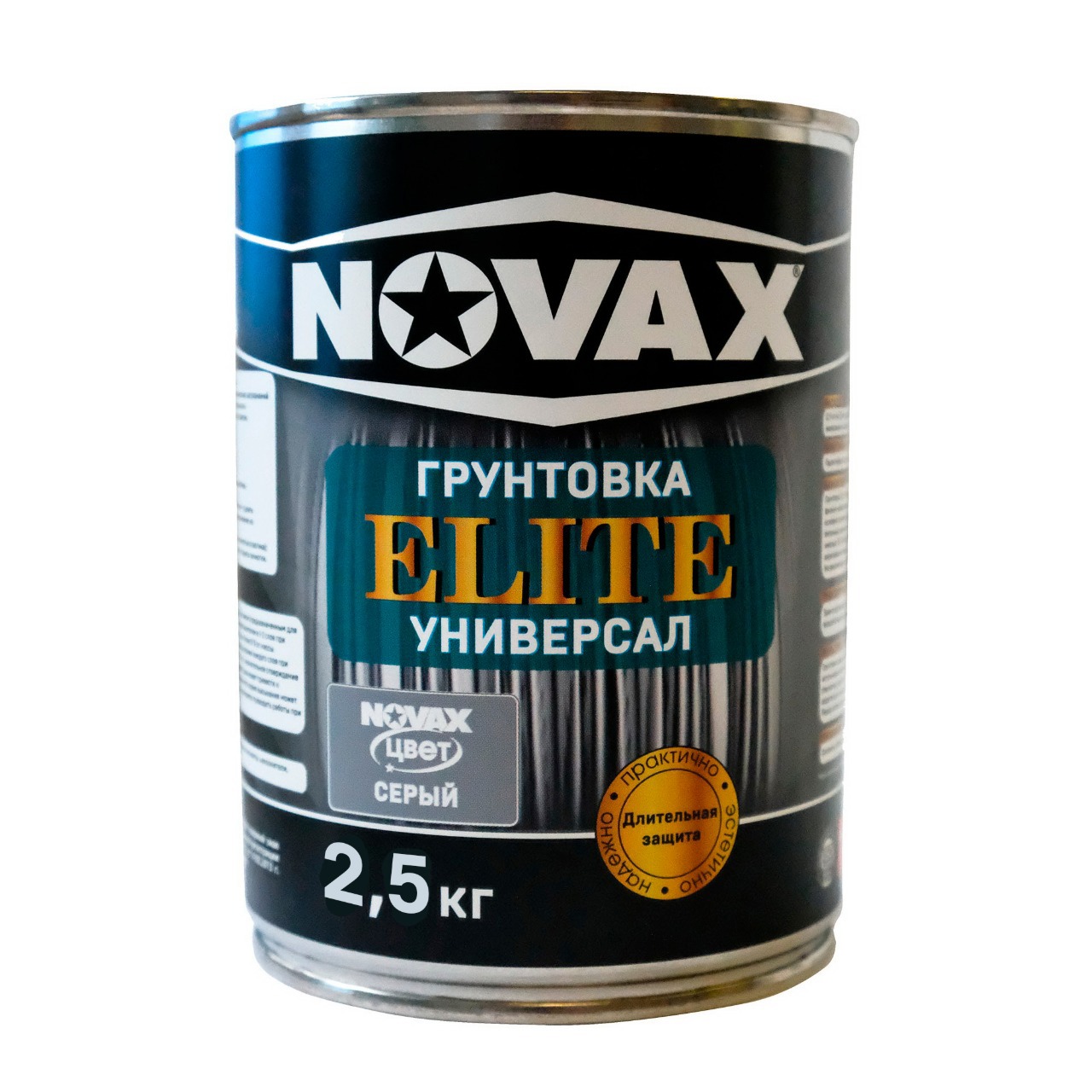 Изображение товара Грунтовка Novax Elite универсал 2.5 кг серый
