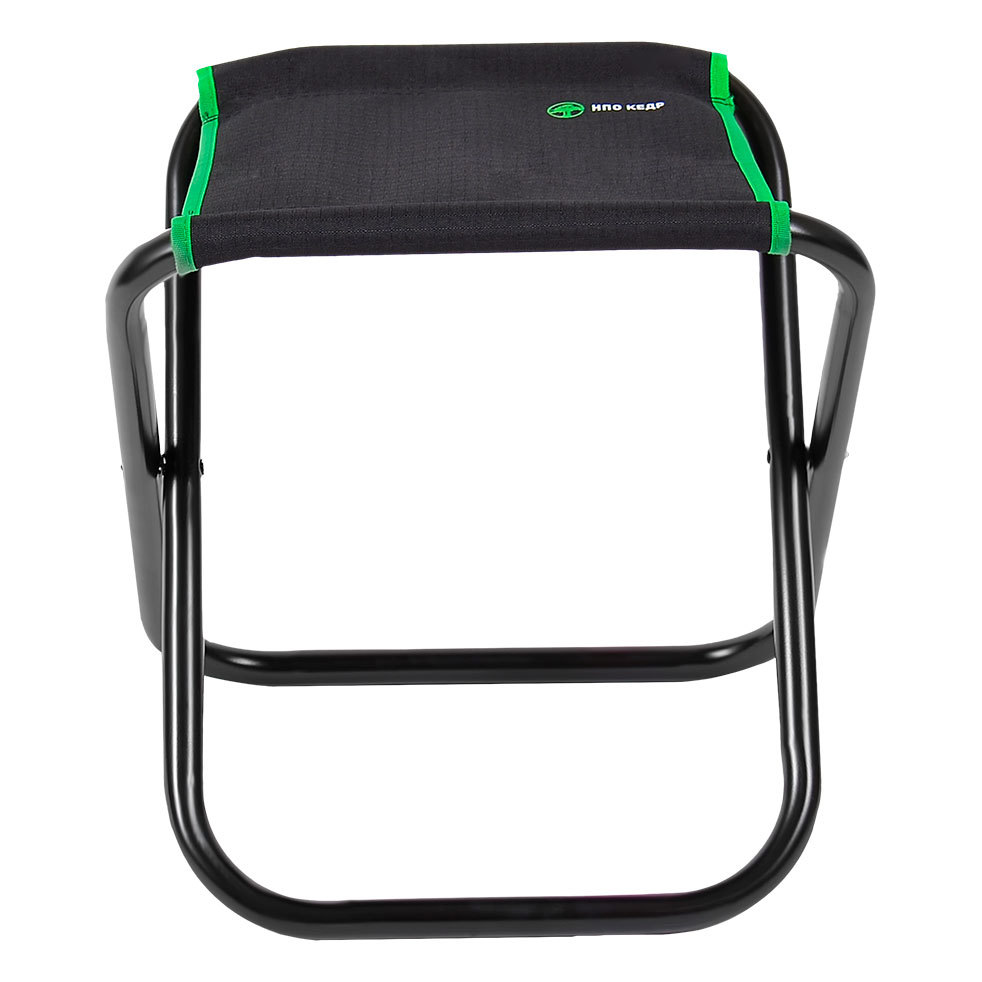 Изображение товара Складной табурет Кедр Black из стали с сиденьем Oxford Ripstop 31x34x41 см