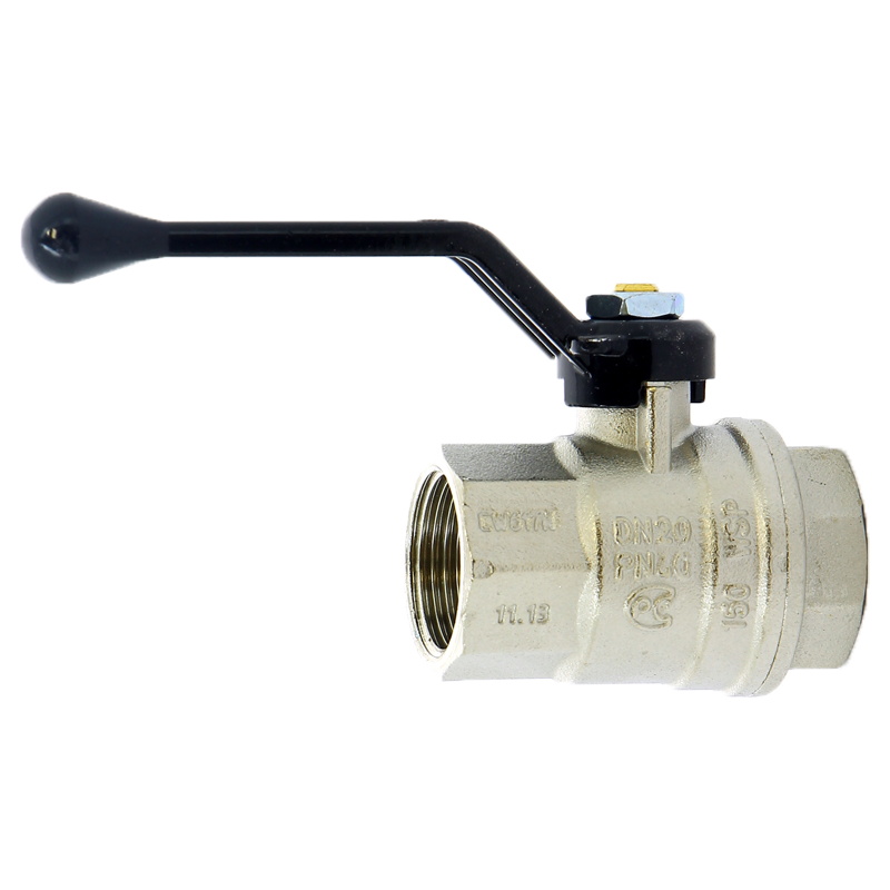 Кран шаровой прямой Bugatti Oregon DN20 PN64 3/4" ВР латунь ручка рычаг