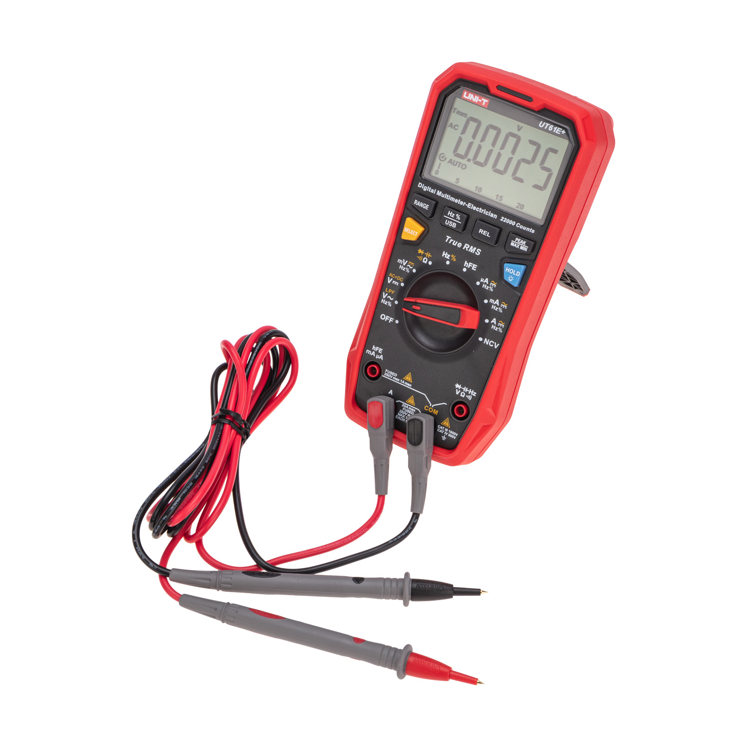 Изображение товара Профессиональный мультиметр UNI-T UT61E+ с TRUE RMS Изображение товара Профессиональный мультиметр UNI-T UT61E+ с TRUE RMS