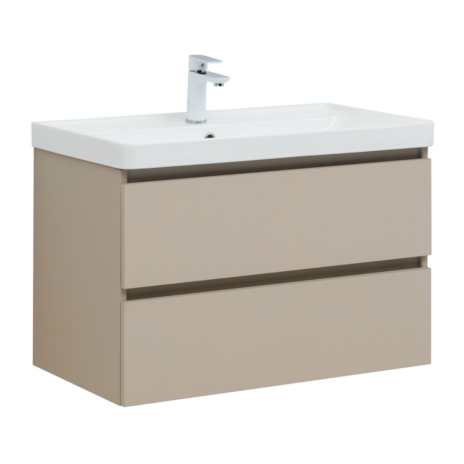 Изображение товара Тумба под раковину Aquanet Вега 2.0 80 бежевый