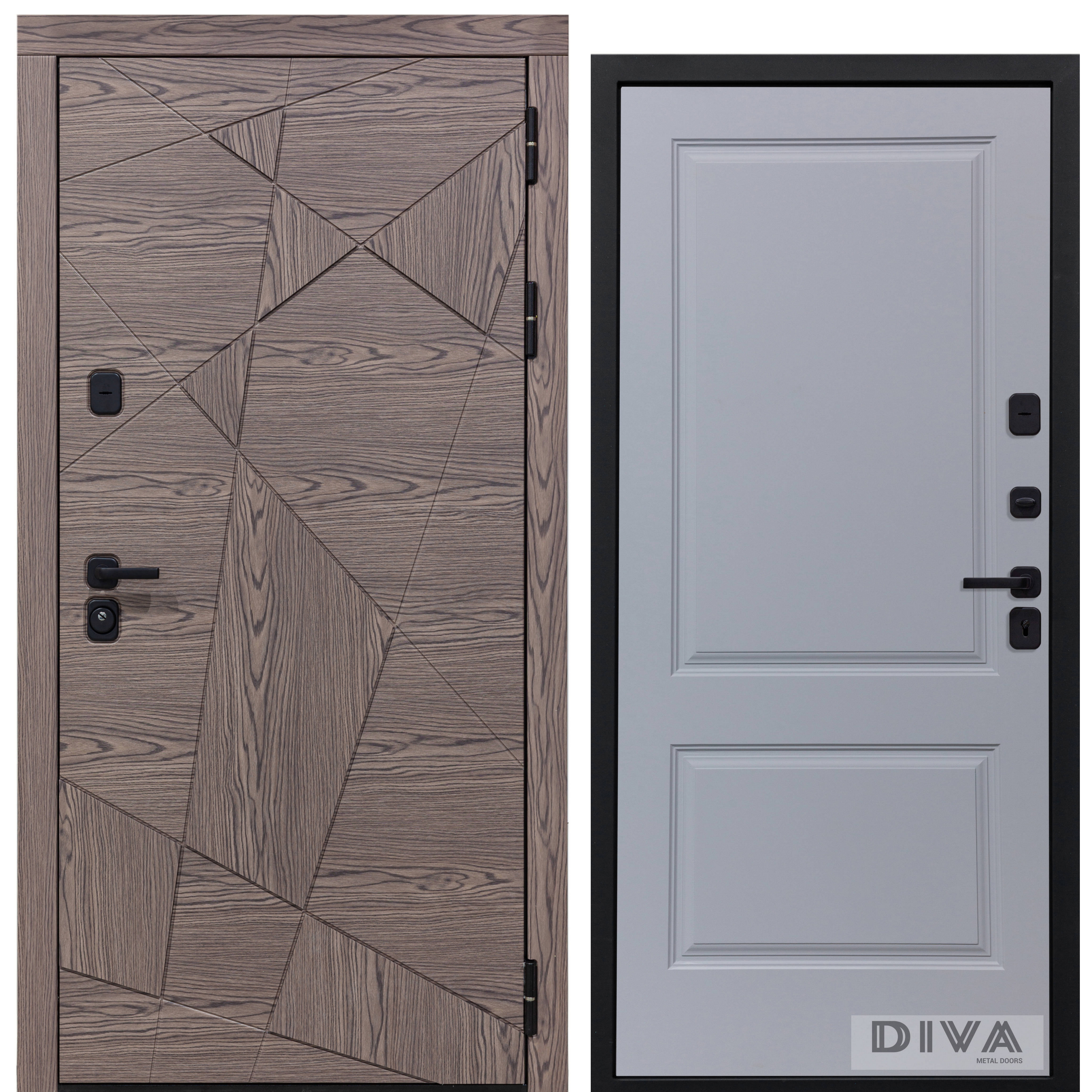 Изображение товара Входная дверь Diva Line 40 УТ-00074840 860x2050см левая цвет коричневый