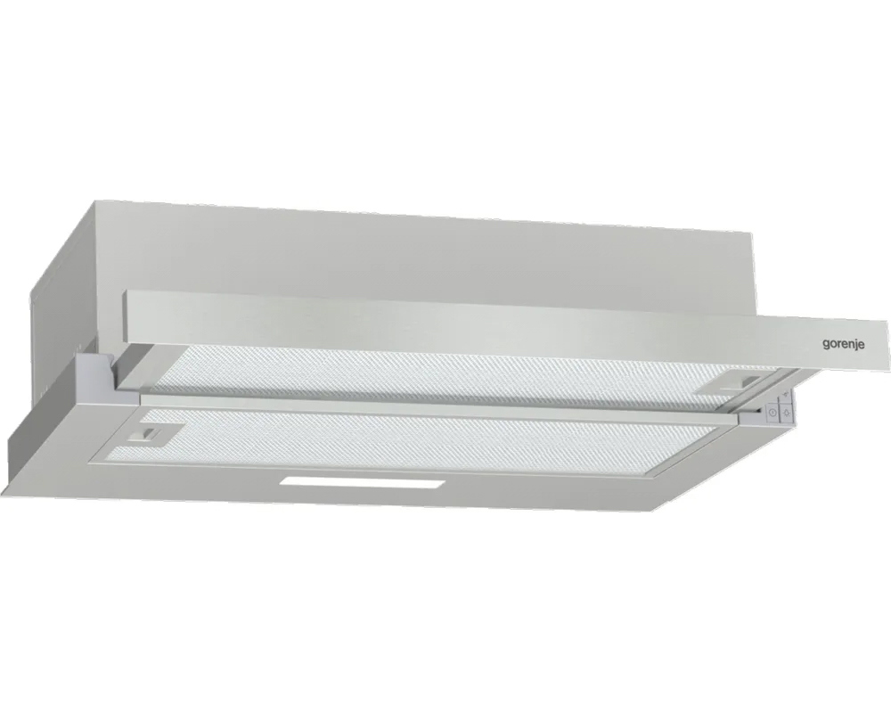 Изображение товара Встраиваемая вытяжка Gorenje TH62E3X 60 см с LED освещением и алюминиевым фильтром