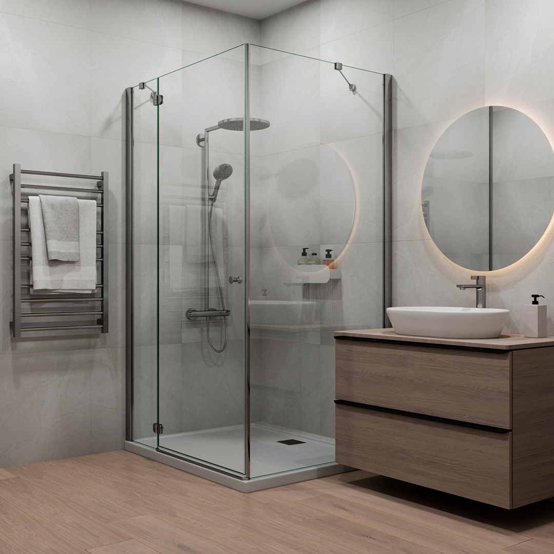 Изображение товара Керамогранит Керамопро Leza Bianco Light Grey 60x60 см морозостойкий