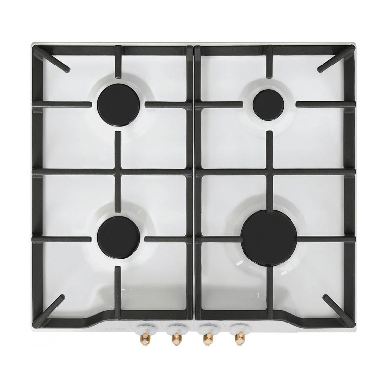 Изображение товара Газовая варочная панель Gefest ПВГ 1212 К82 4 конфорки белая встройка