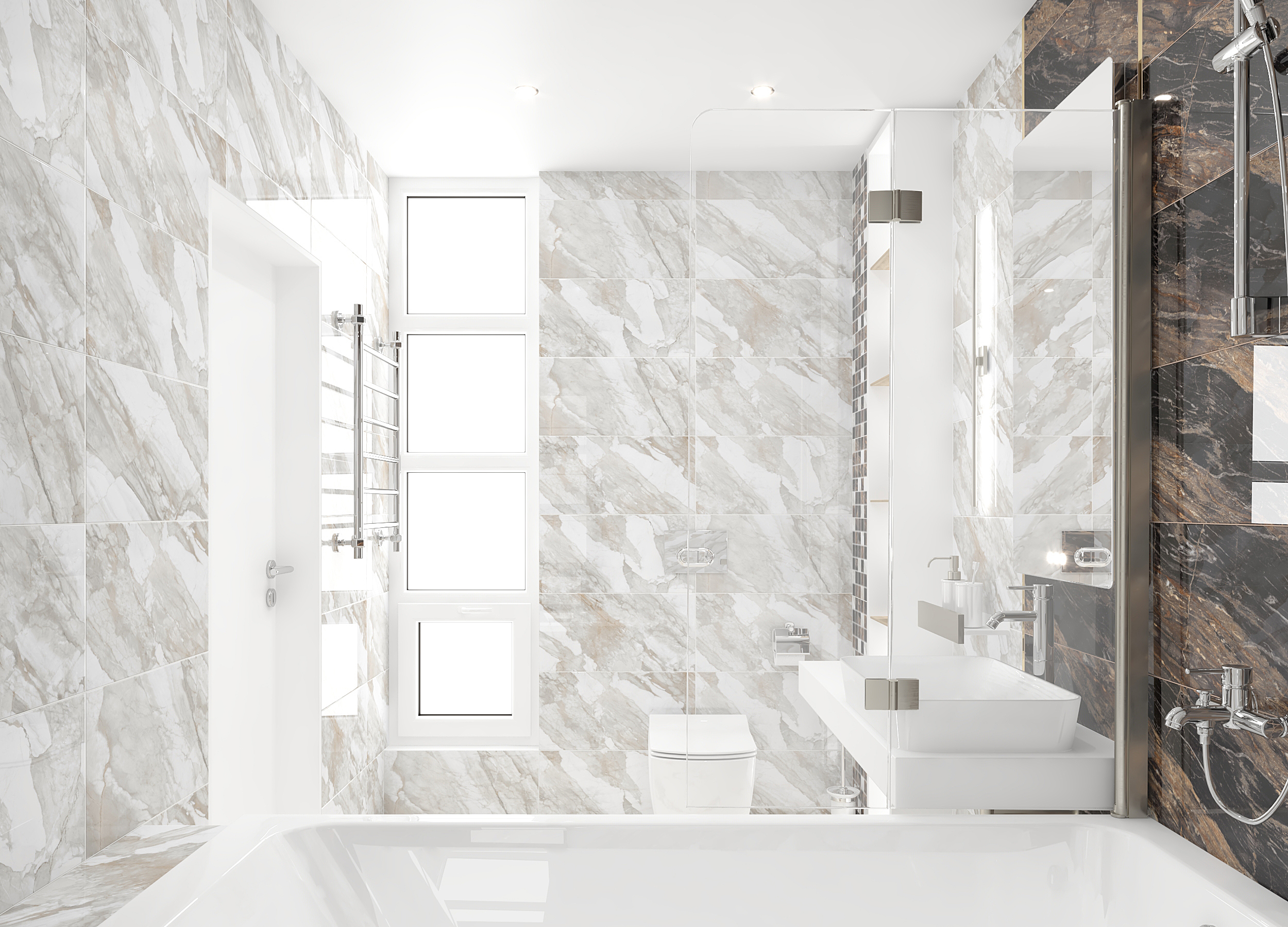 Изображение товара Керамическая плитка Laparet Disco белая 60x30 см для стен