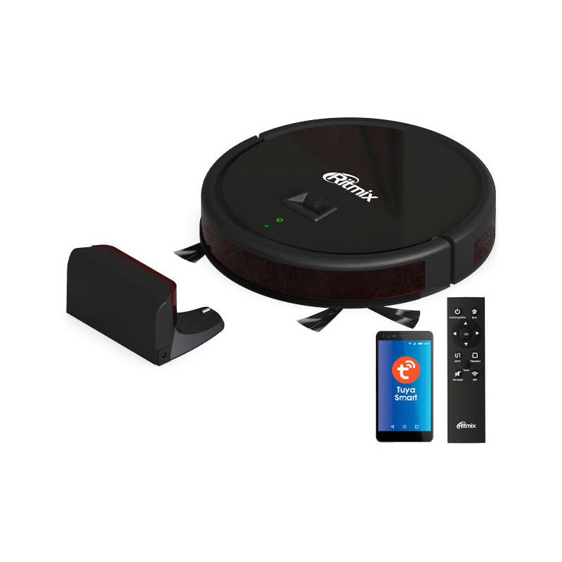 Изображение товара Робот-пылесос Ritmix VC-035WB с влажной уборкой Wi-Fi управление