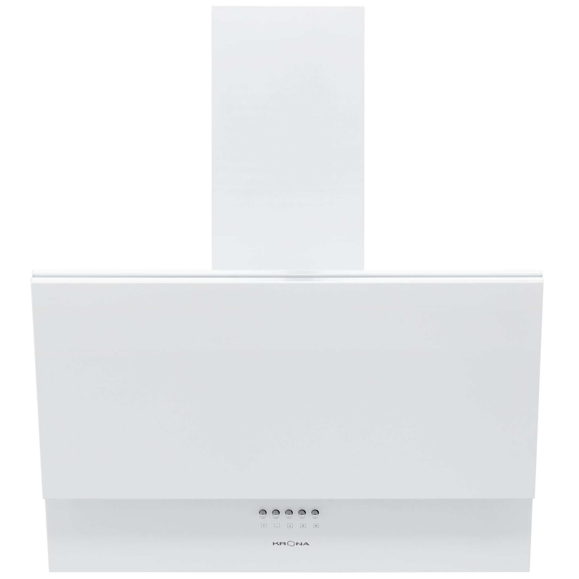 Изображение товара Наклонная вытяжка Krona Platte 600 PB белая мощность 125Вт