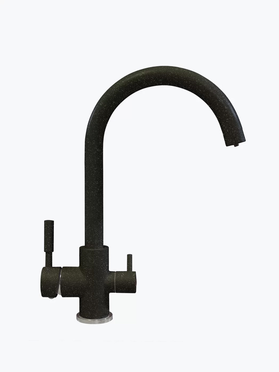 Изображение товара Polygran 627666: поворотный излив, 26.5 см, черный