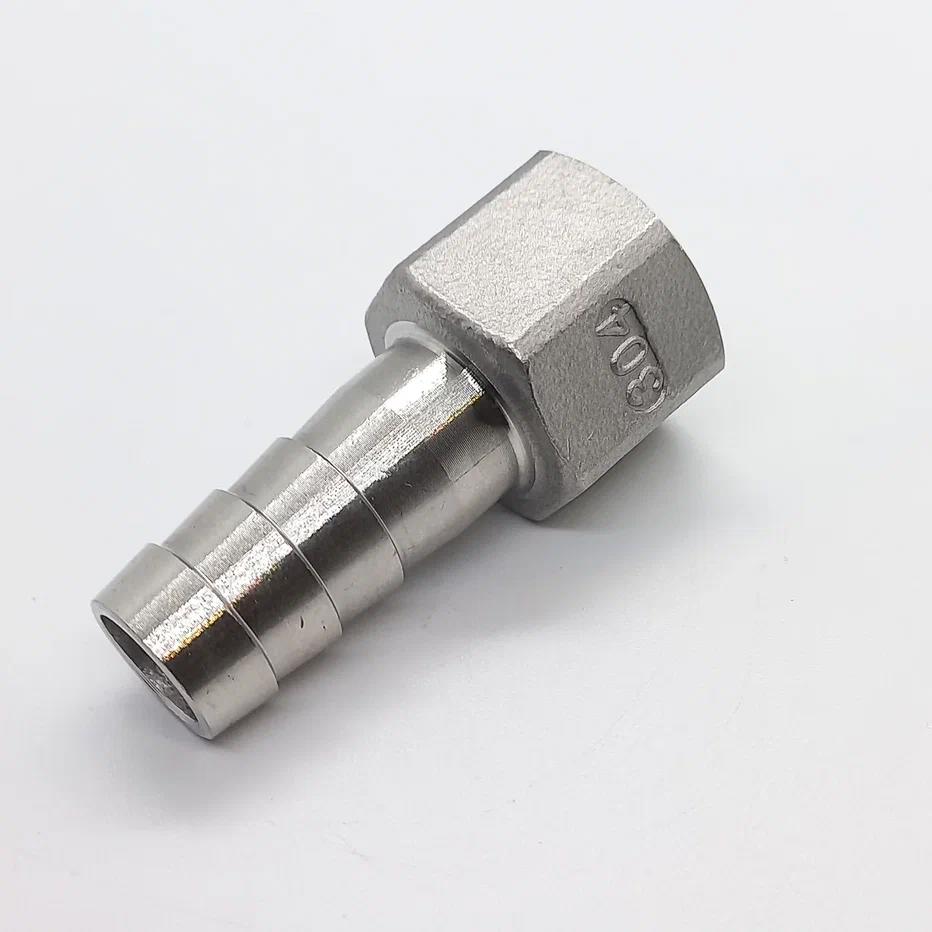 Изображение товара Штуцер для шланга Ifitting 1/4"x14 ВР нержавеющая сталь MG-PBrmF8x8/4