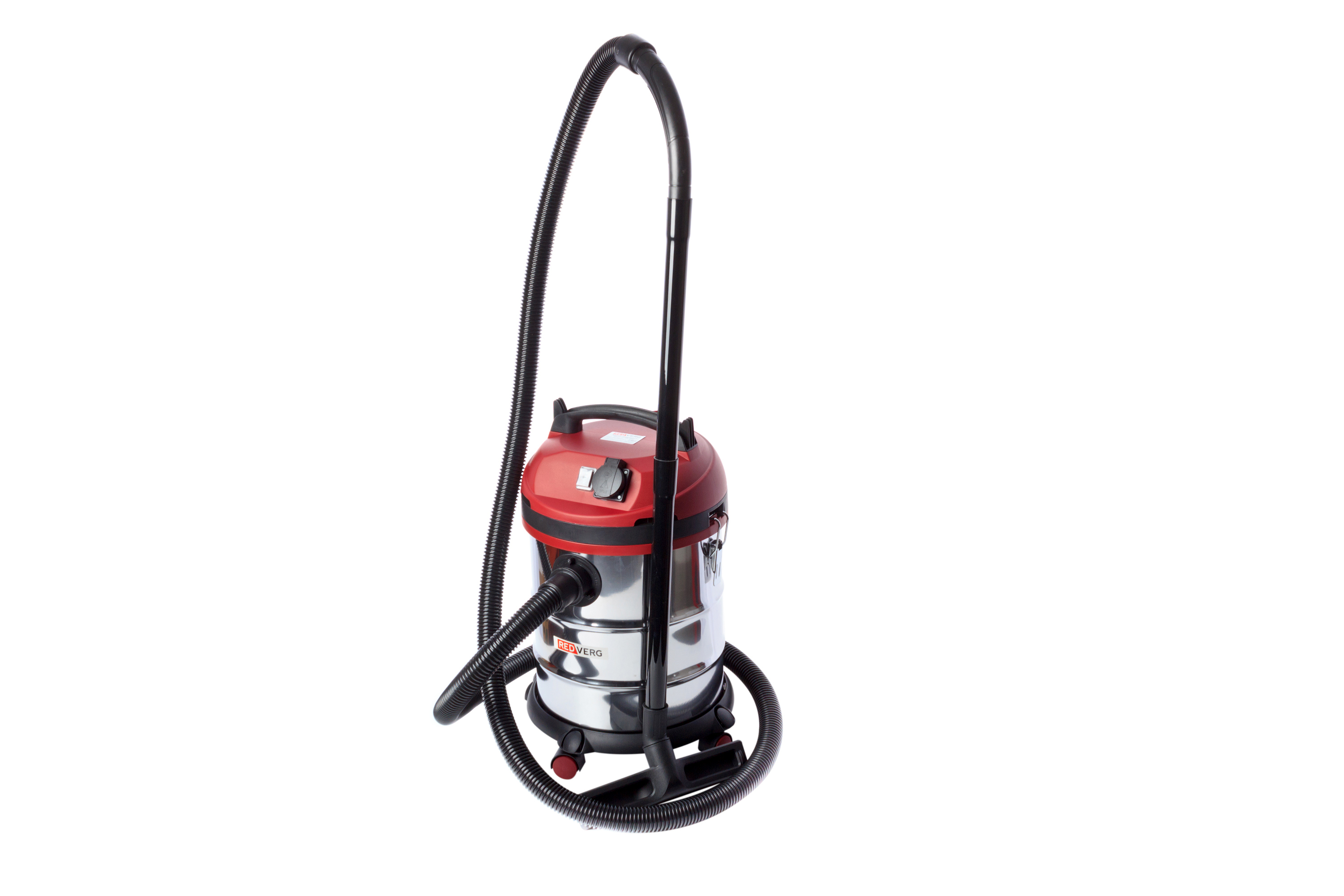 Изображение товара Пылесос строительный RedVerg RD-VC1200S-25S, 1200 Вт, 25 л, HEPA фильтр