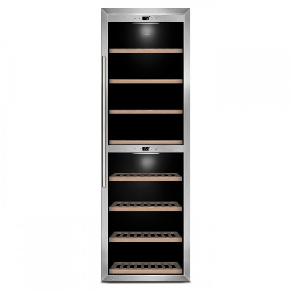 Изображение товара Винный шкаф Caso 59.5х186.5х74.5 см 180 бутылок цвет серебристый
