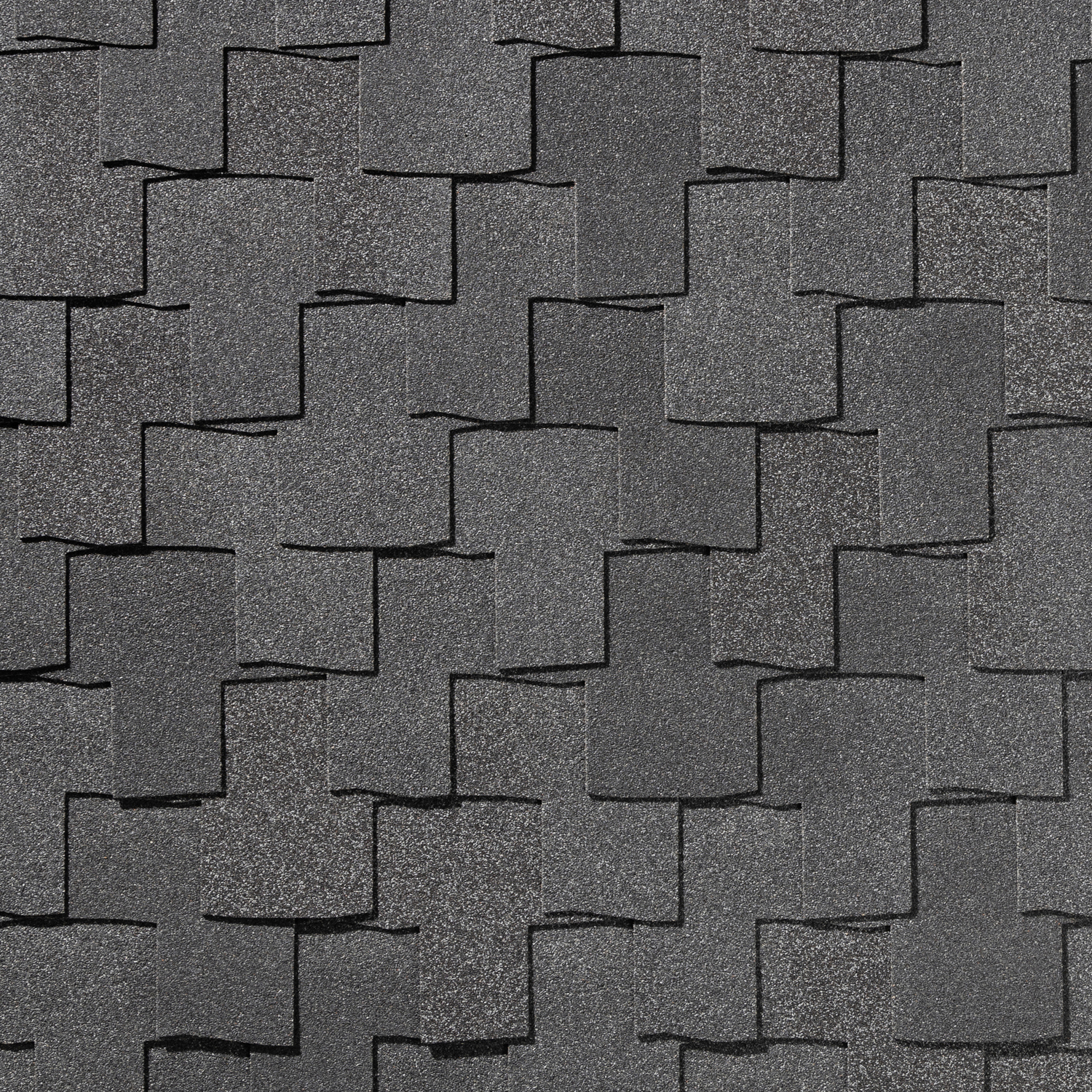 Изображение товара Гибкая черепица Quiet Tile Bohho 2.75м² цвет антрацитово-серый