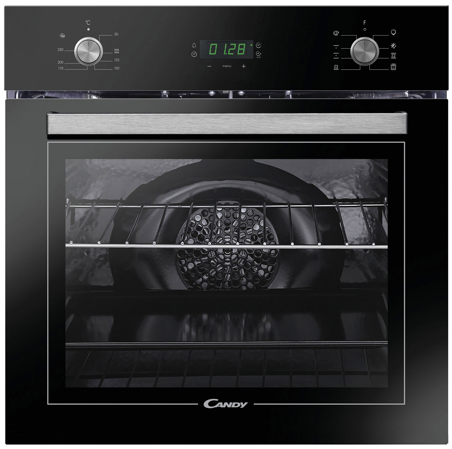 Изображение товара Встраиваемый электрический духовой шкаф Candy Fct625Nl 1 70л черный