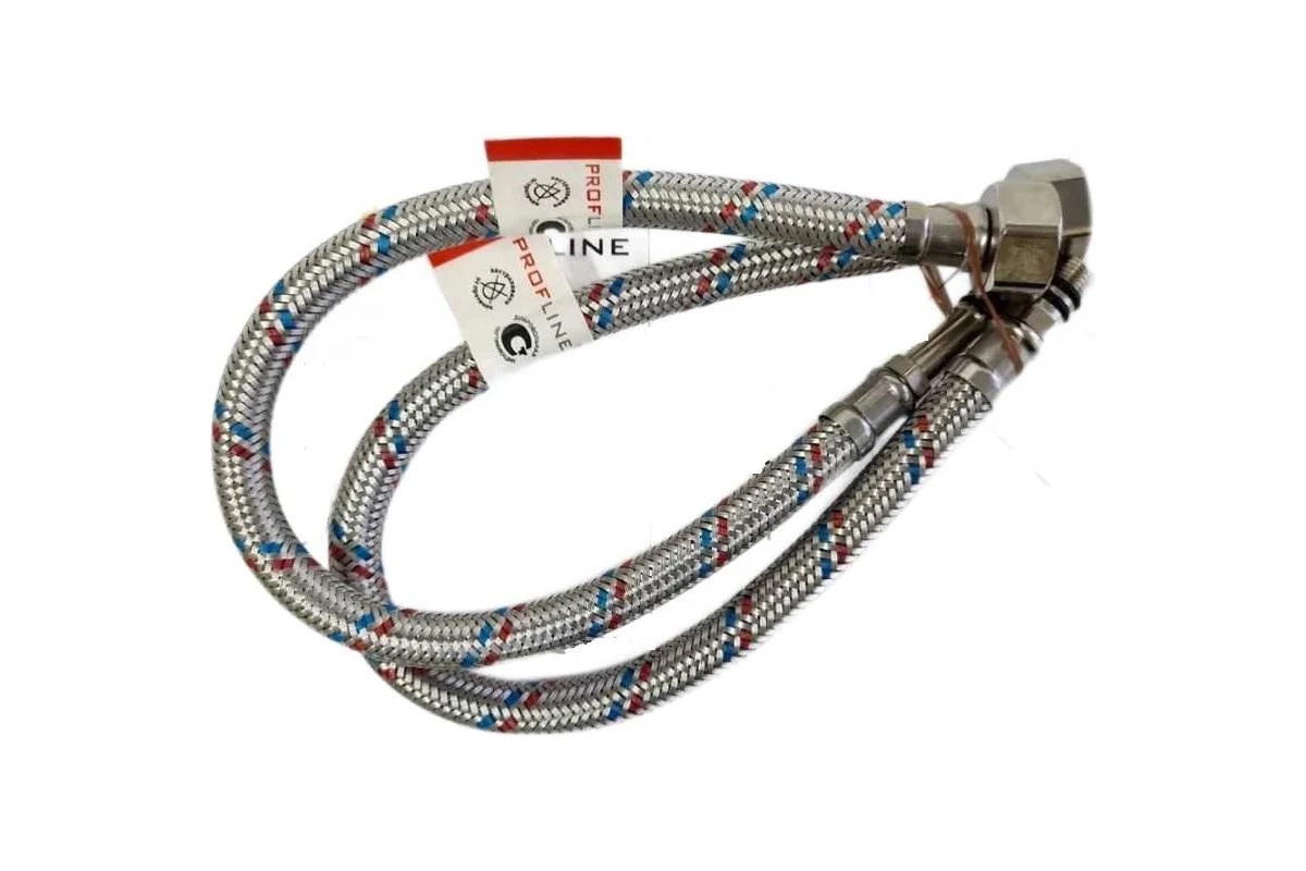 Изображение товара Гибкая подводка для воды PROFLINE 90см 1/2" гайка-штуцер