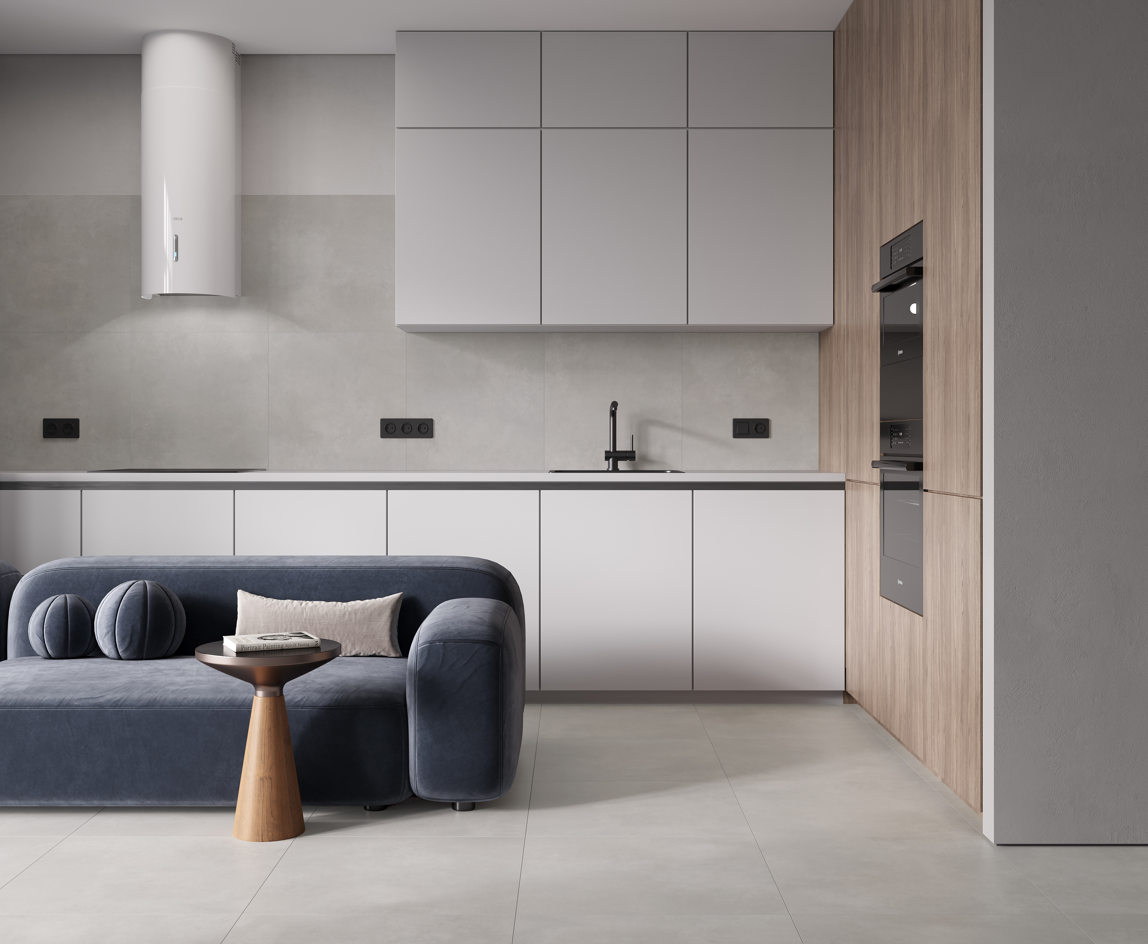 Изображение товара Керамогранит Ceradim Concrete 60x60 см серый матовый для пола и стен