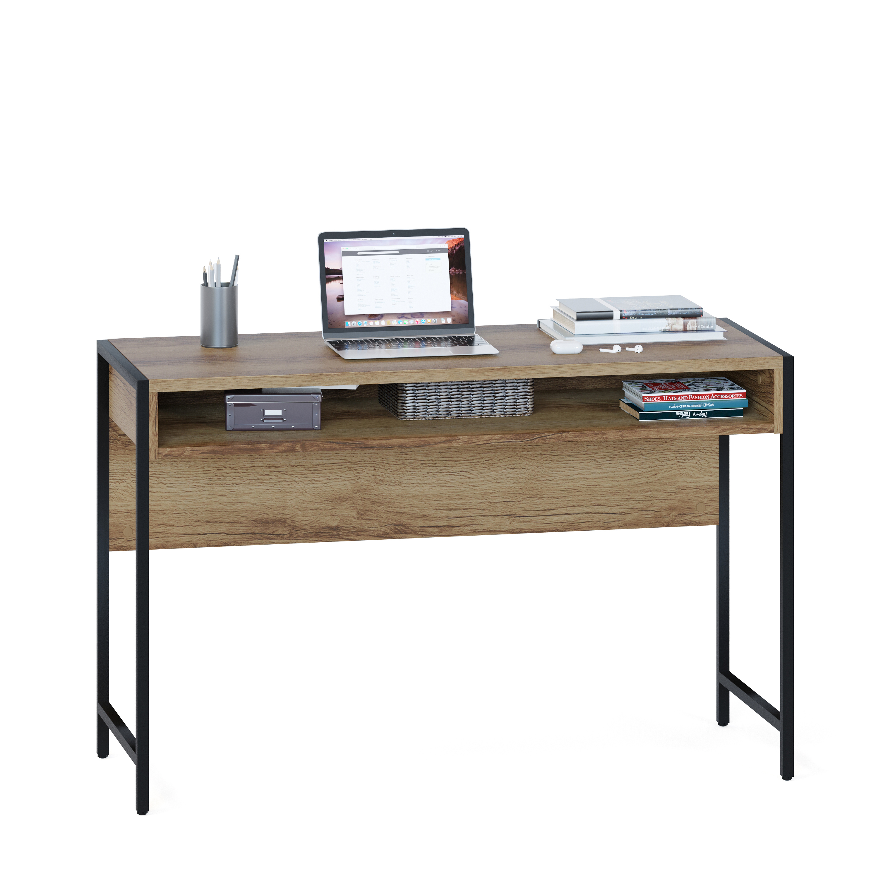 Изображение товара Стол офисный и учебный СПм-401 Дуб делано, ЛДСП, стиль лофт, Россия