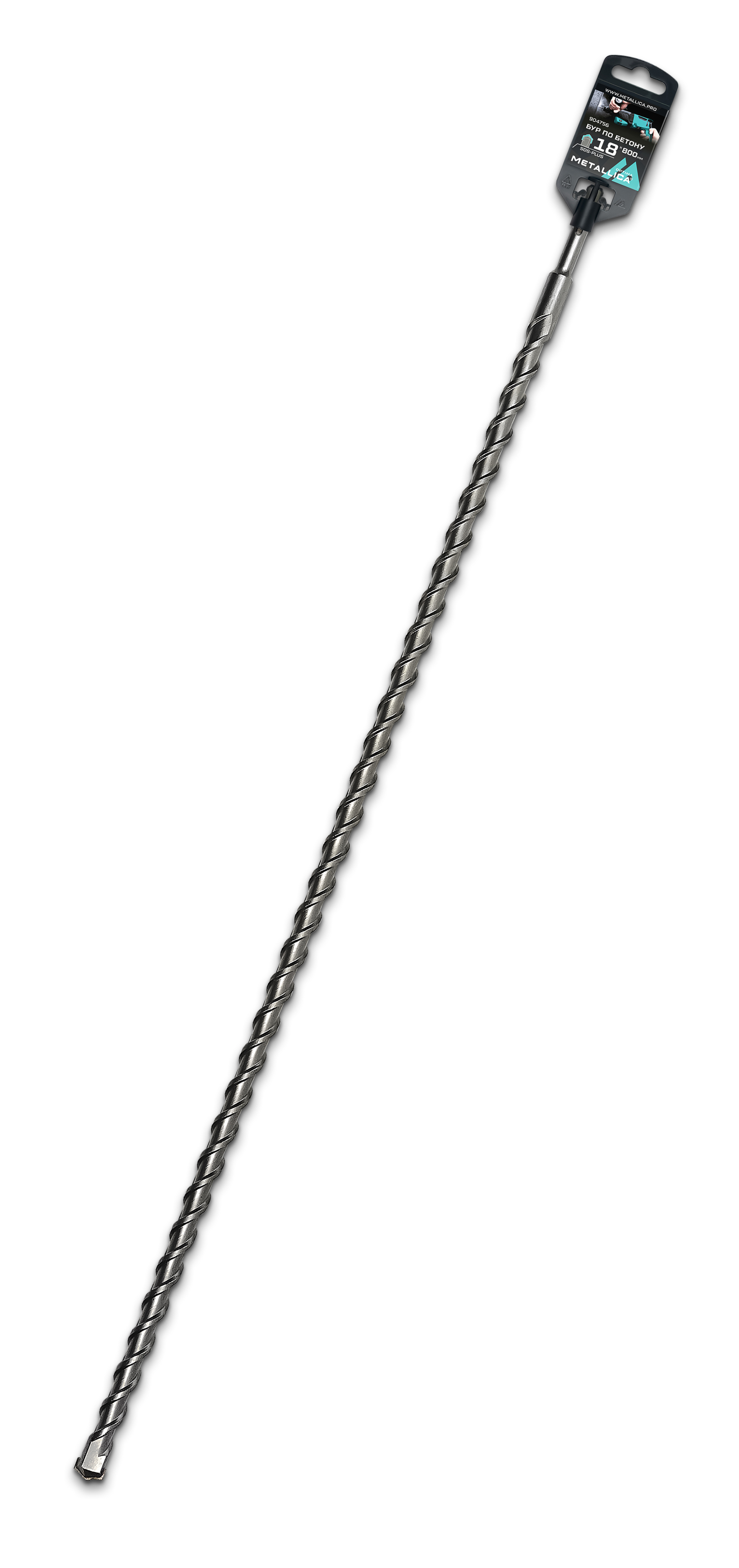 Изображение товара Бур по бетону SDS Plus METALLICA 18x800 мм для перфоратора