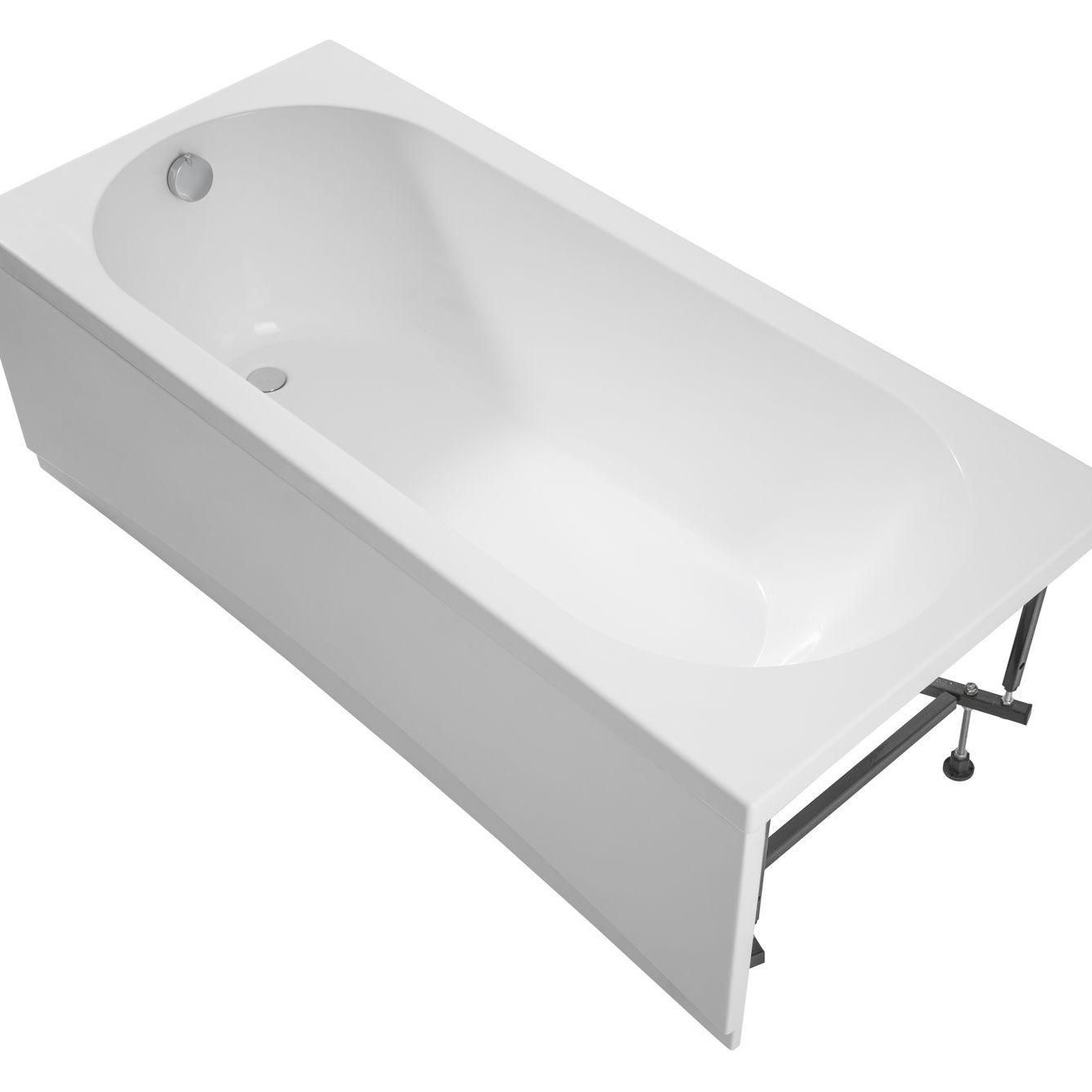 Изображение товара Прямоугольная ванна Aquanet Lotos 175x80 см акрил белая с каркасом