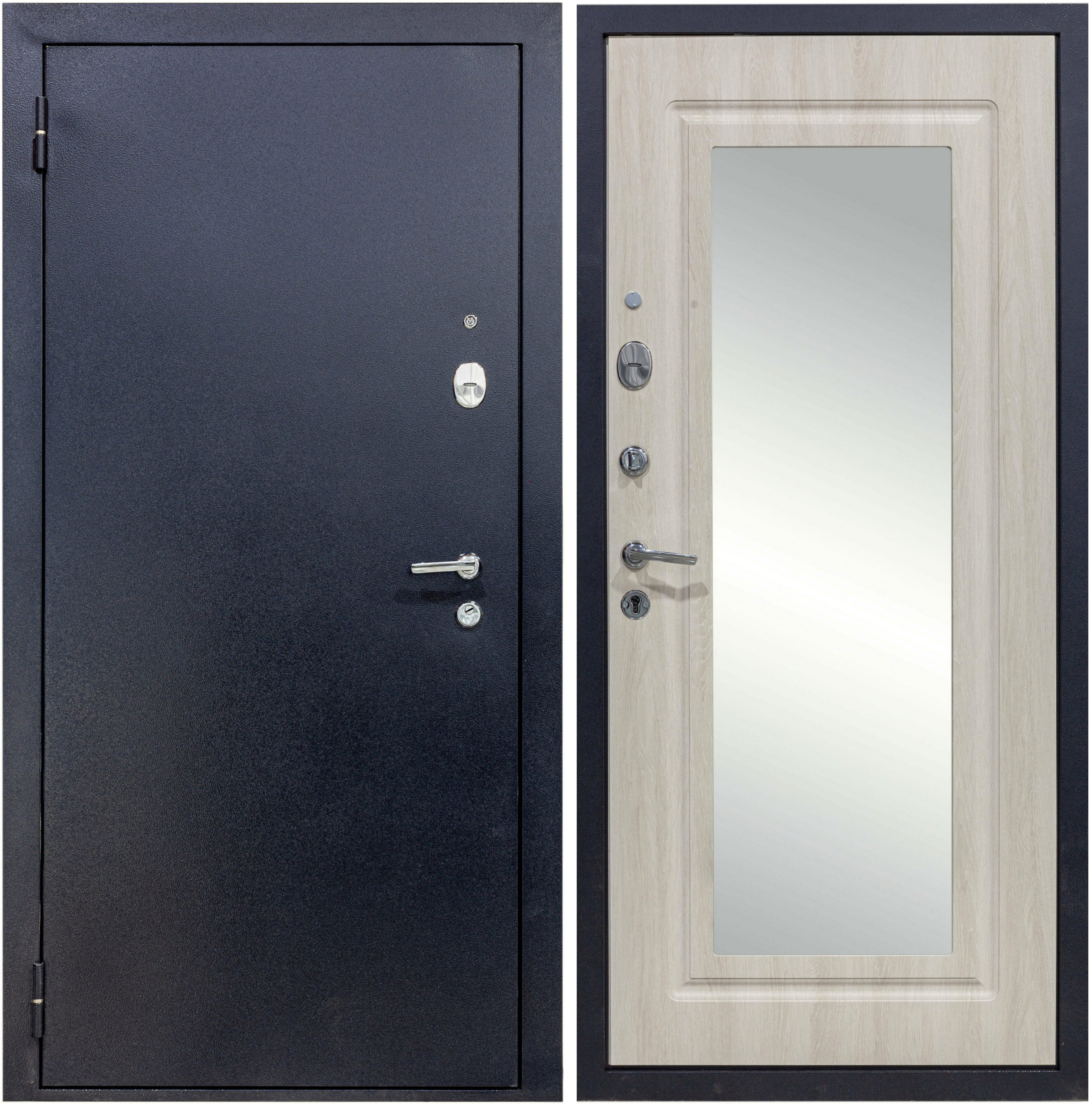 Изображение товара Входная дверь Diva 510 Левый, 2050x960 мм, Серый/Дуб Филадельфия