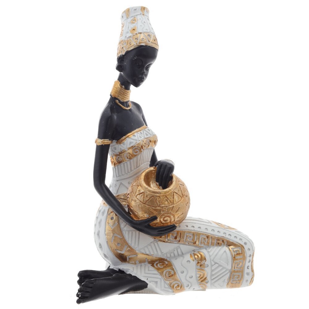 Изображение товара Декоративная фигура Африканка - элегантная полимерная статуэтка 20см