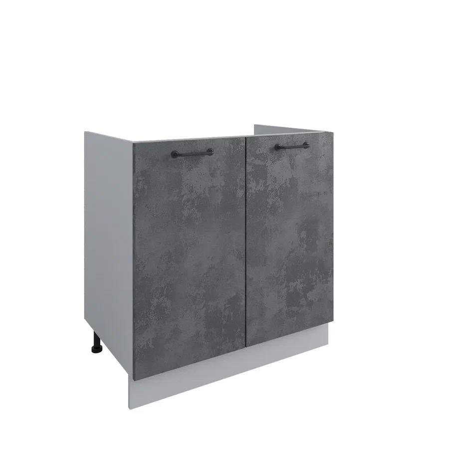 Изображение товара Кухонный гарнитур ДСВ мебель Стиль 80x81.6x60 см ЛДСП бетон серый