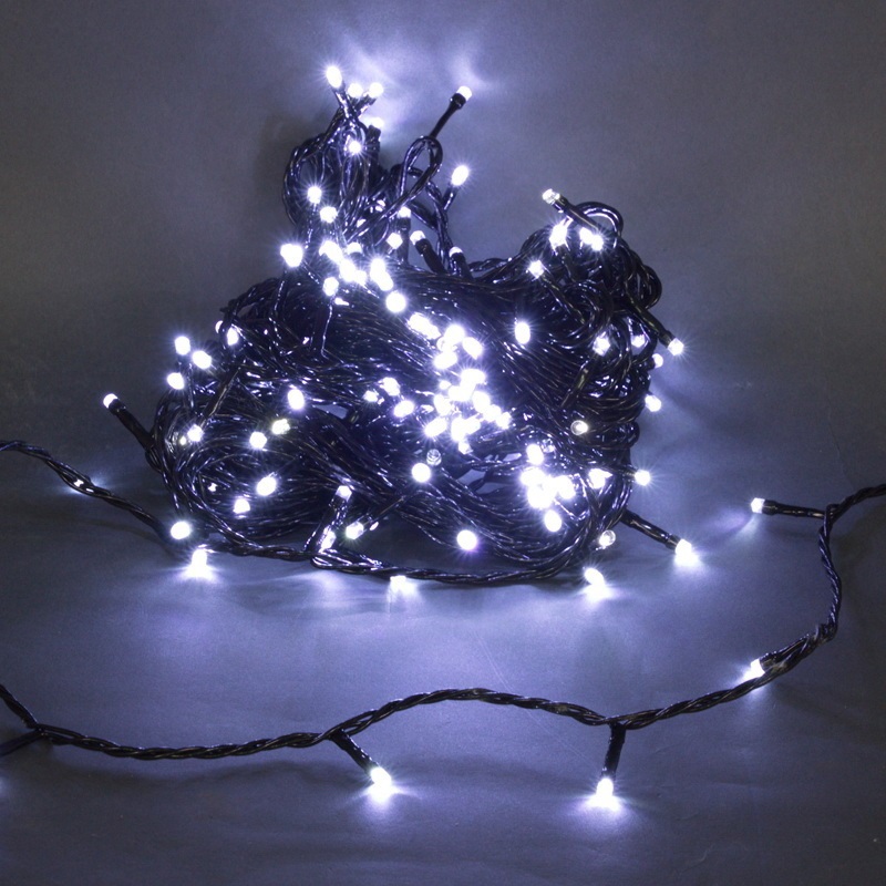 Изображение товара Электрогирлянда Sneha A-244 W FLASH 18м 200 белых ламп